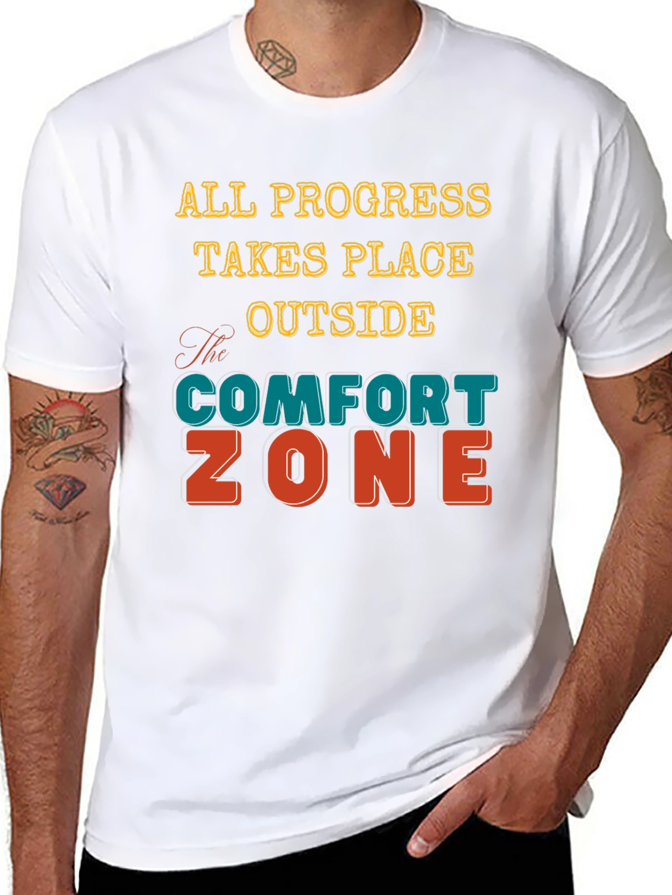 Comfort Zone T-Shirt - Motivational Graphic Tee