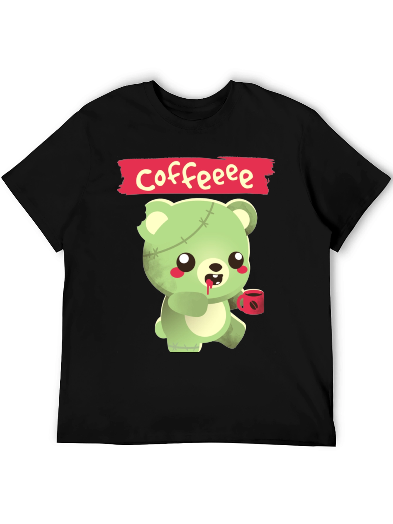 Zombie Bear Coffee T-Shirt