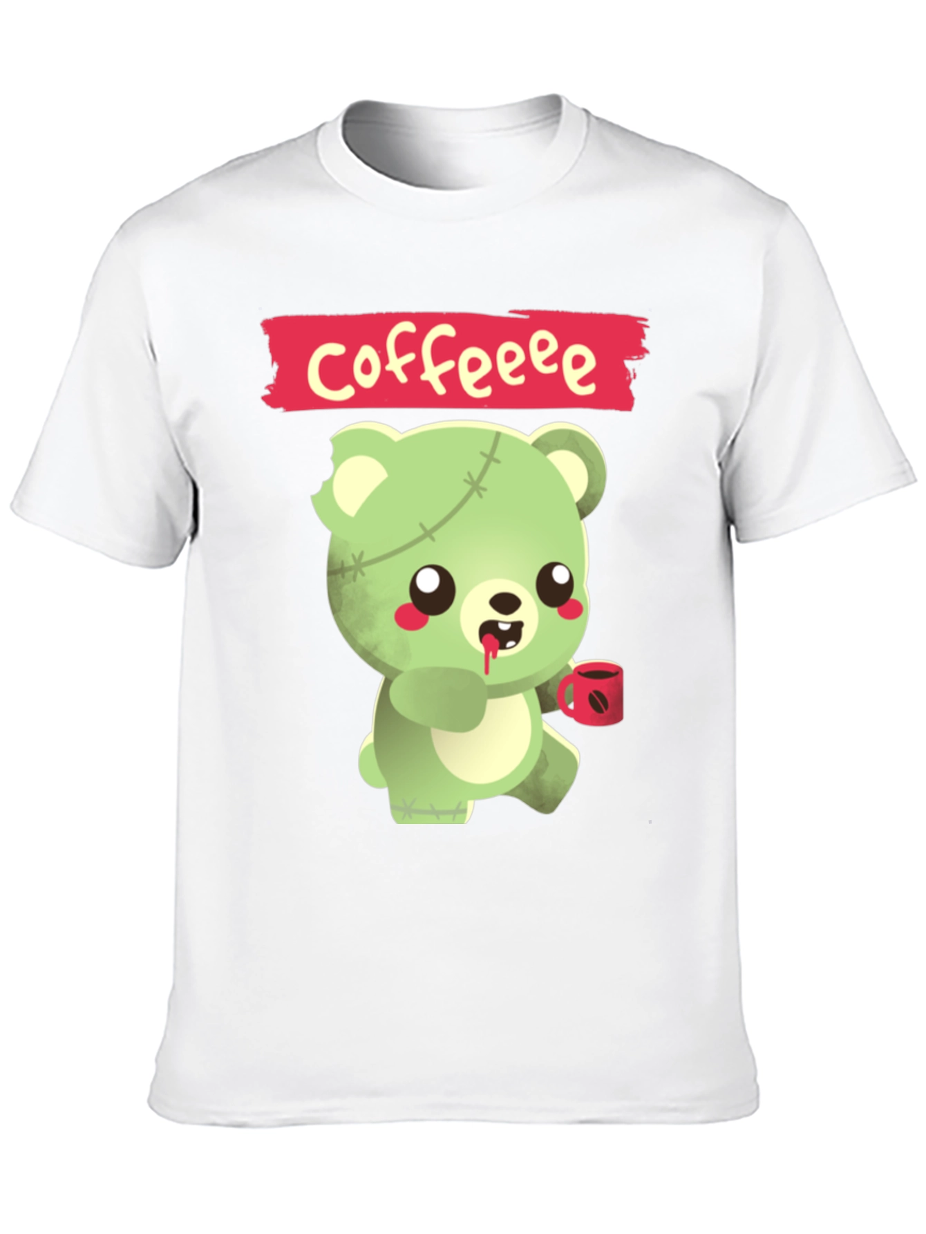 Zombie Bear Coffee T-Shirt