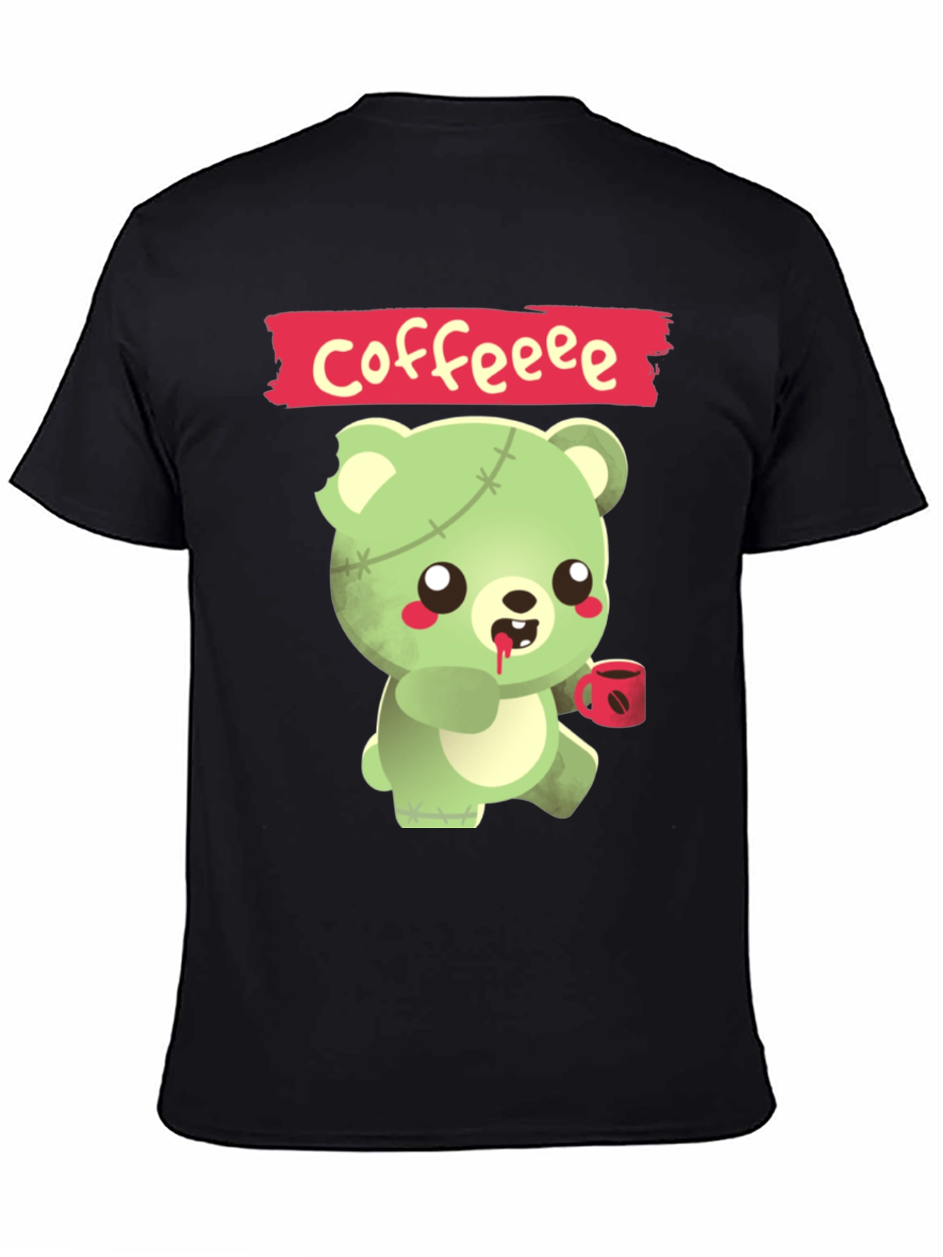 Zombie Bear Coffee T-Shirt