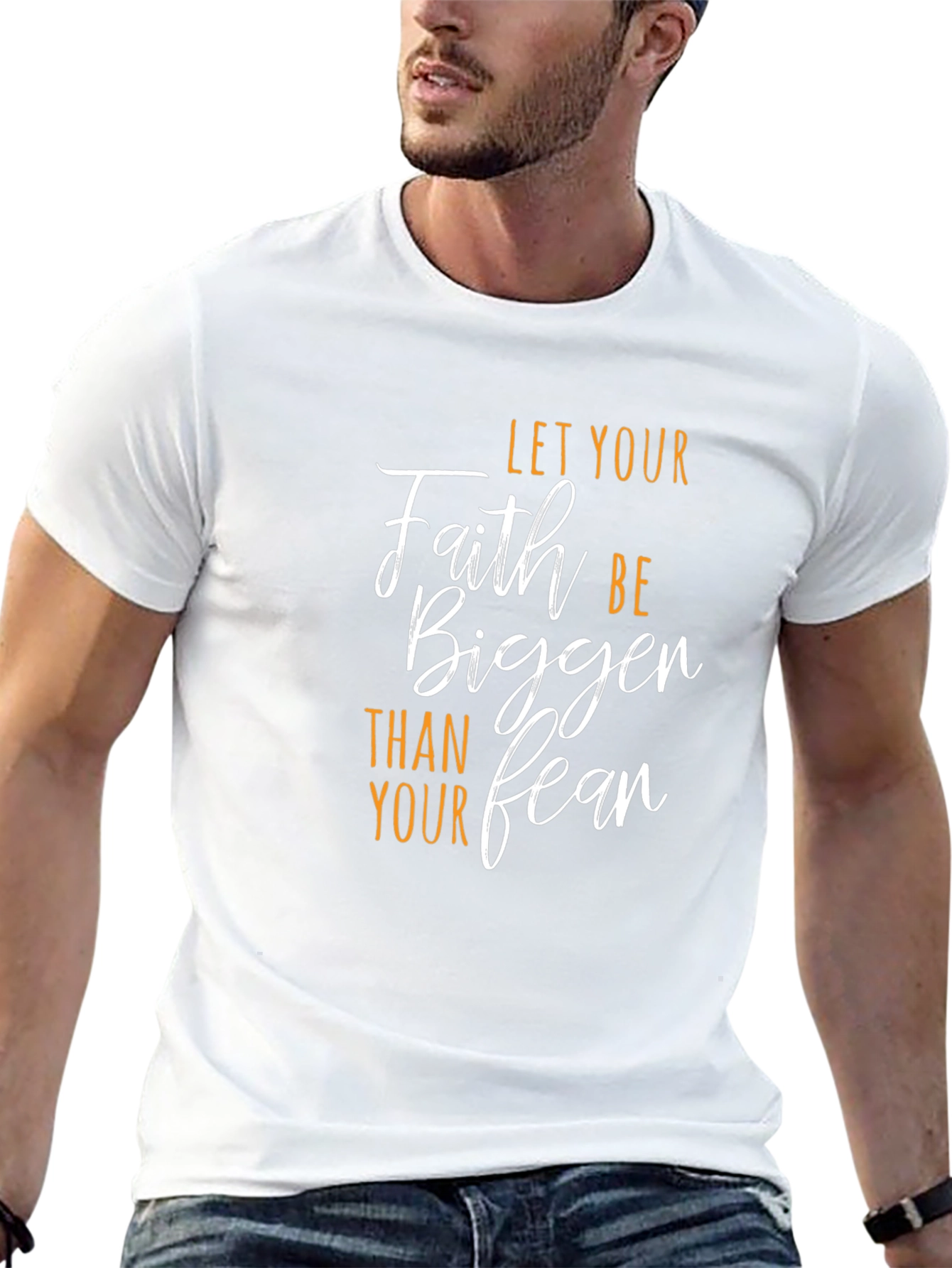 Faith Over Fear T-Shirt - Inspirational Graphic Tee