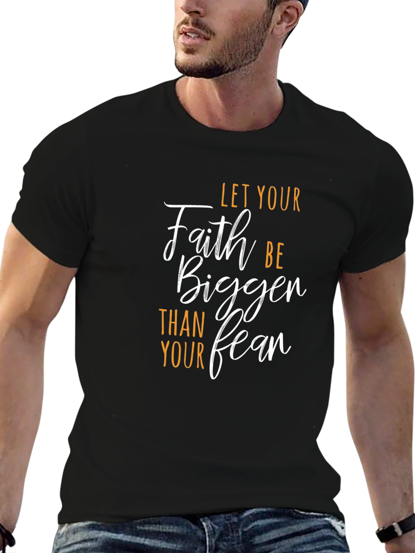 Faith Over Fear T-Shirt - Inspirational Graphic Tee