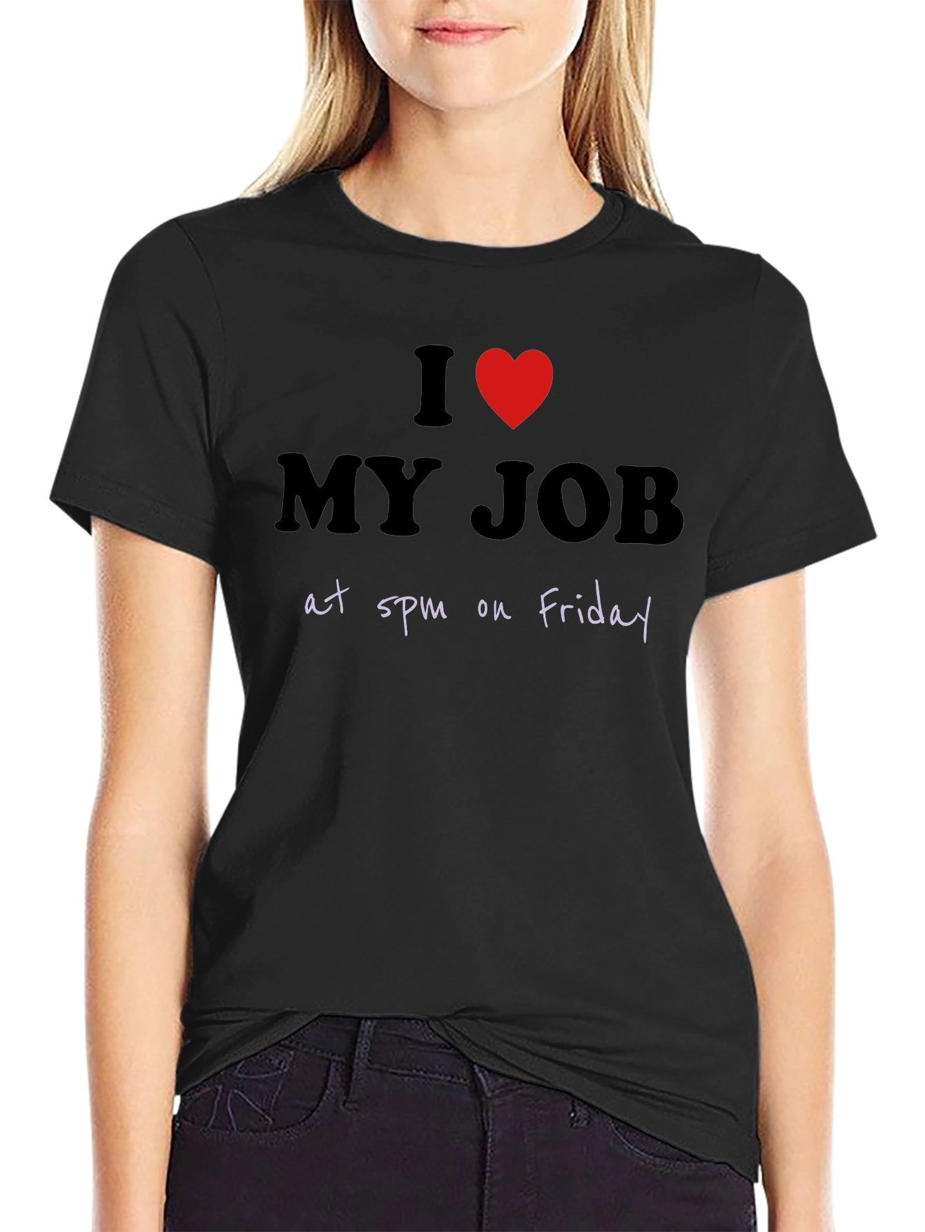 I Heart My Job at 5pm Friday Graphic T-Shirt