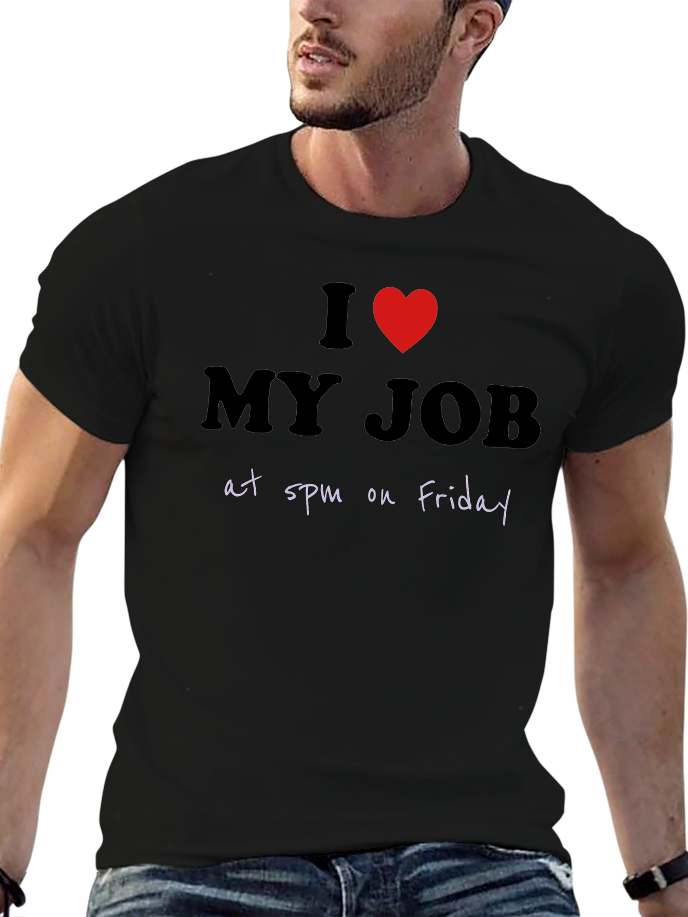 I Heart My Job at 5pm Friday Graphic T-Shirt