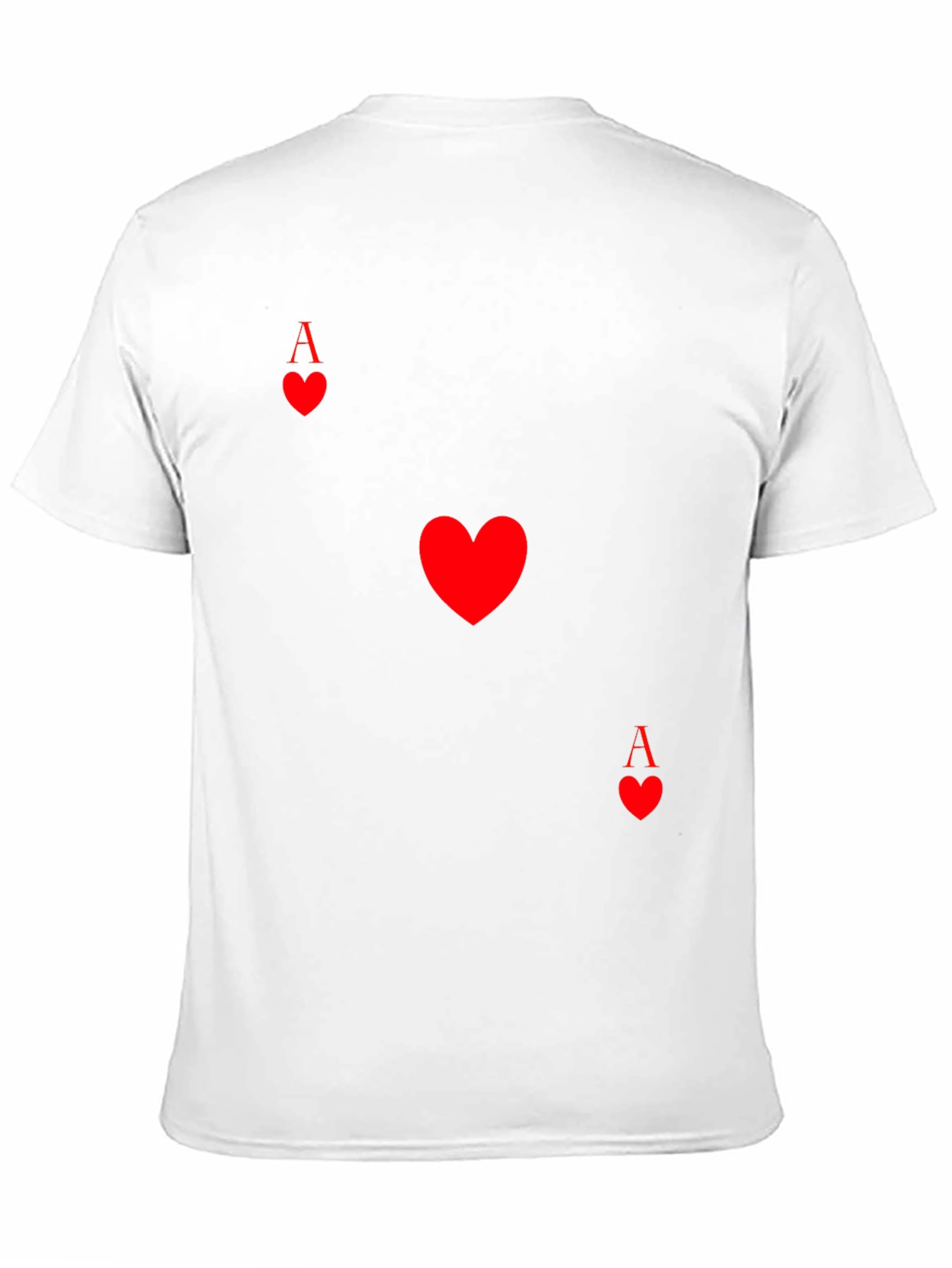 Ace of Hearts Graphic Tee - Black Casual Shirt