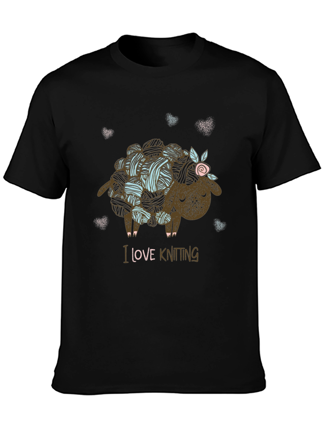 I Love Knitting Sheep T-Shirt