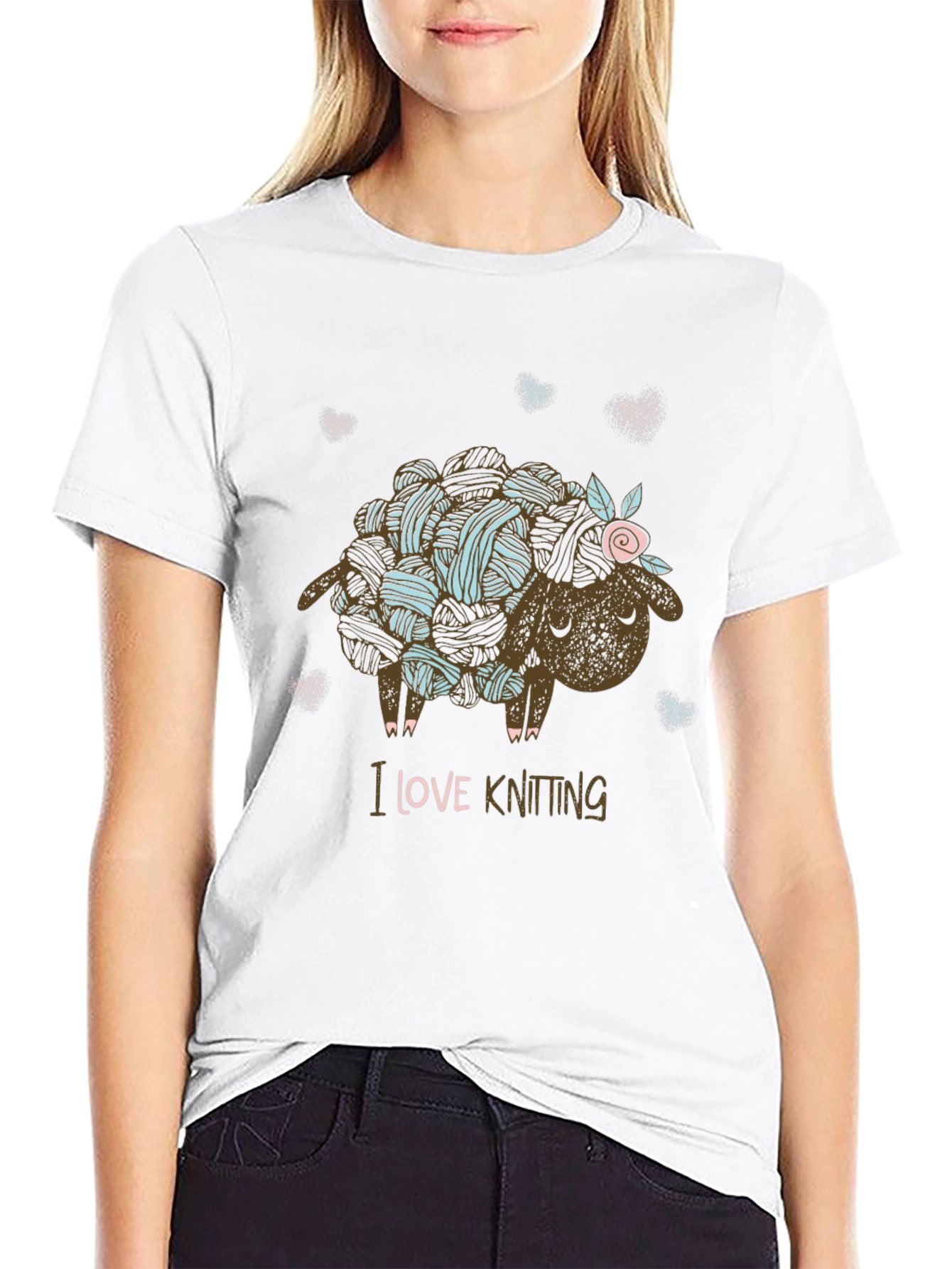 I Love Knitting Sheep T-Shirt