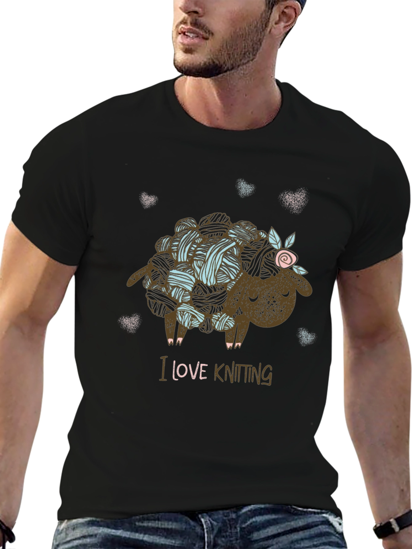 I Love Knitting Sheep T-Shirt