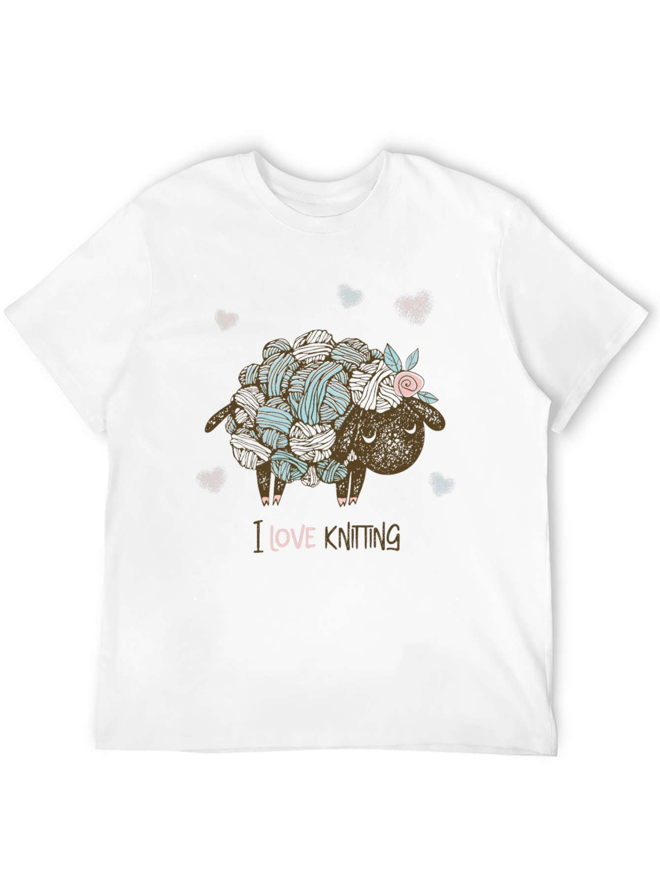 I Love Knitting Sheep T-Shirt