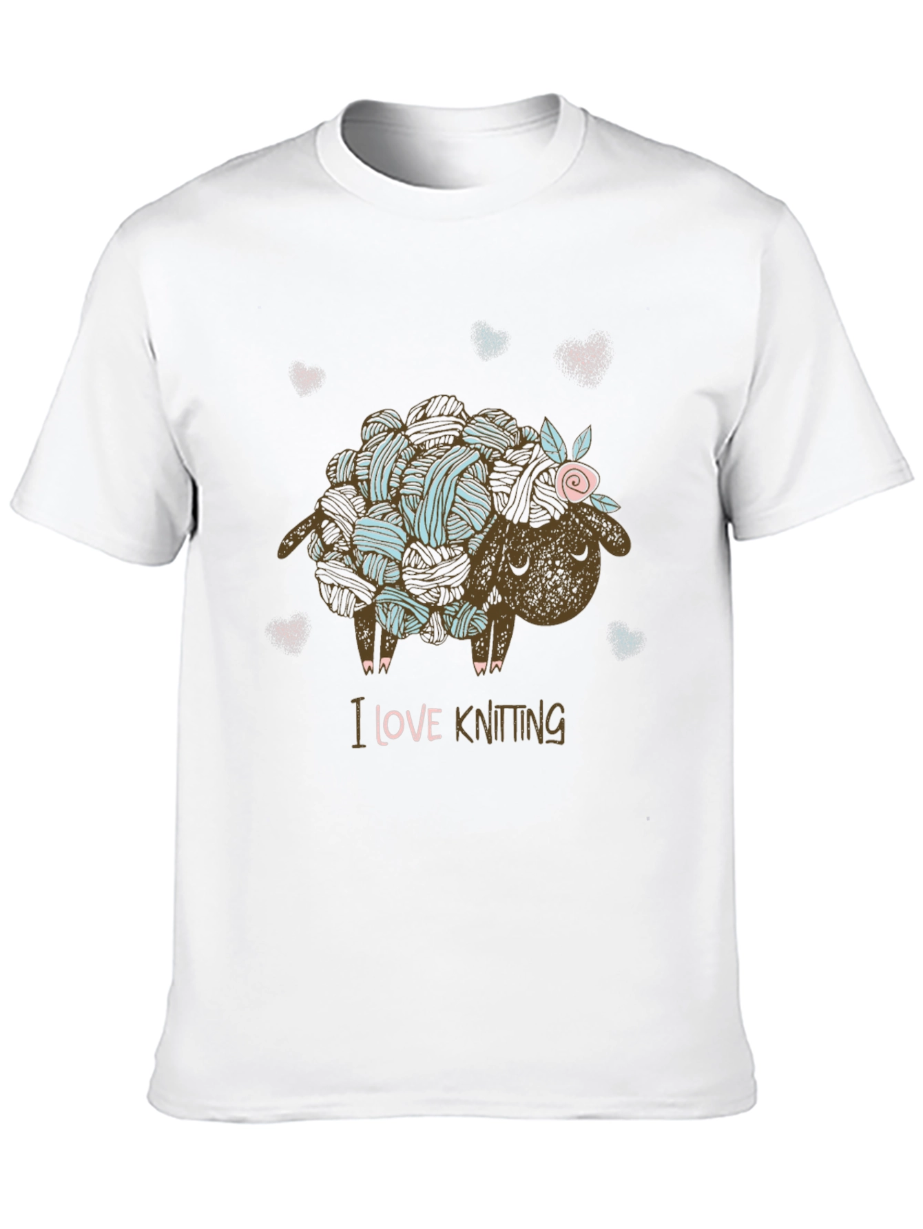 I Love Knitting Sheep T-Shirt