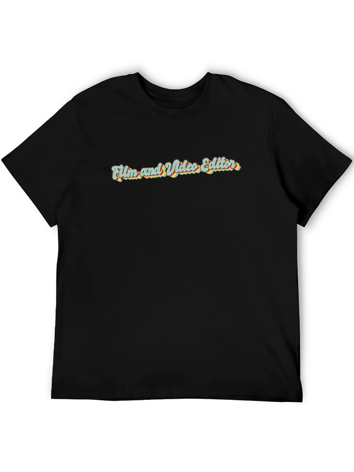 Film & Video Editor Black T-Shirt