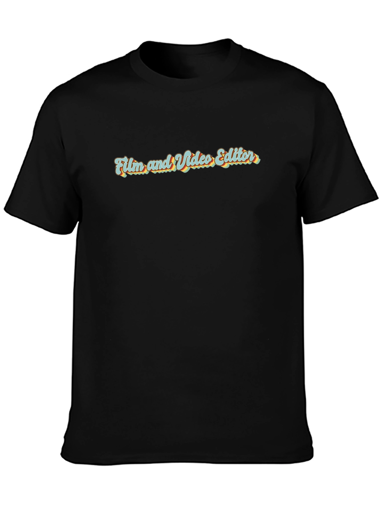 Film & Video Editor Black T-Shirt