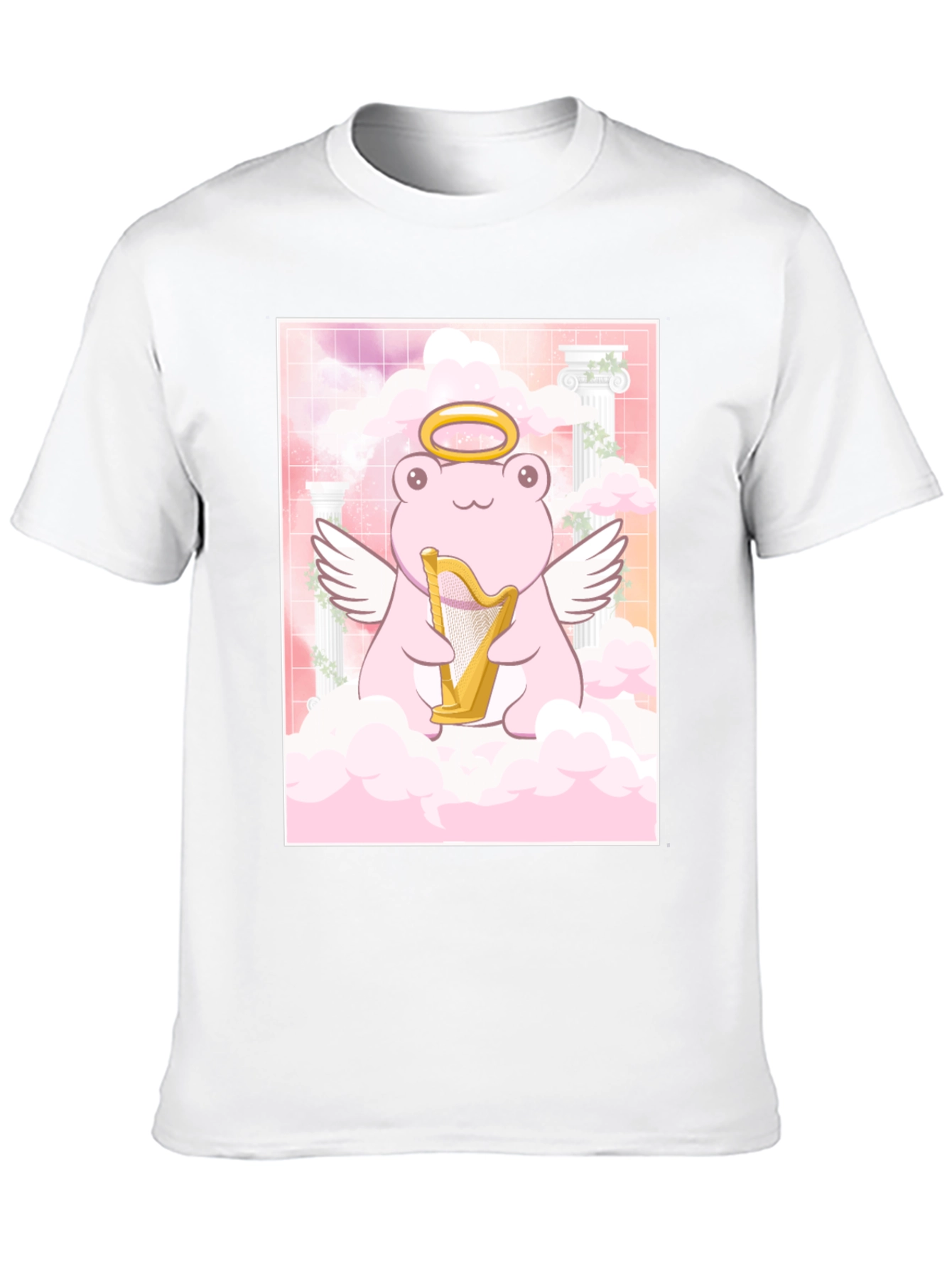 Angel Frog Cartoon T-Shirt