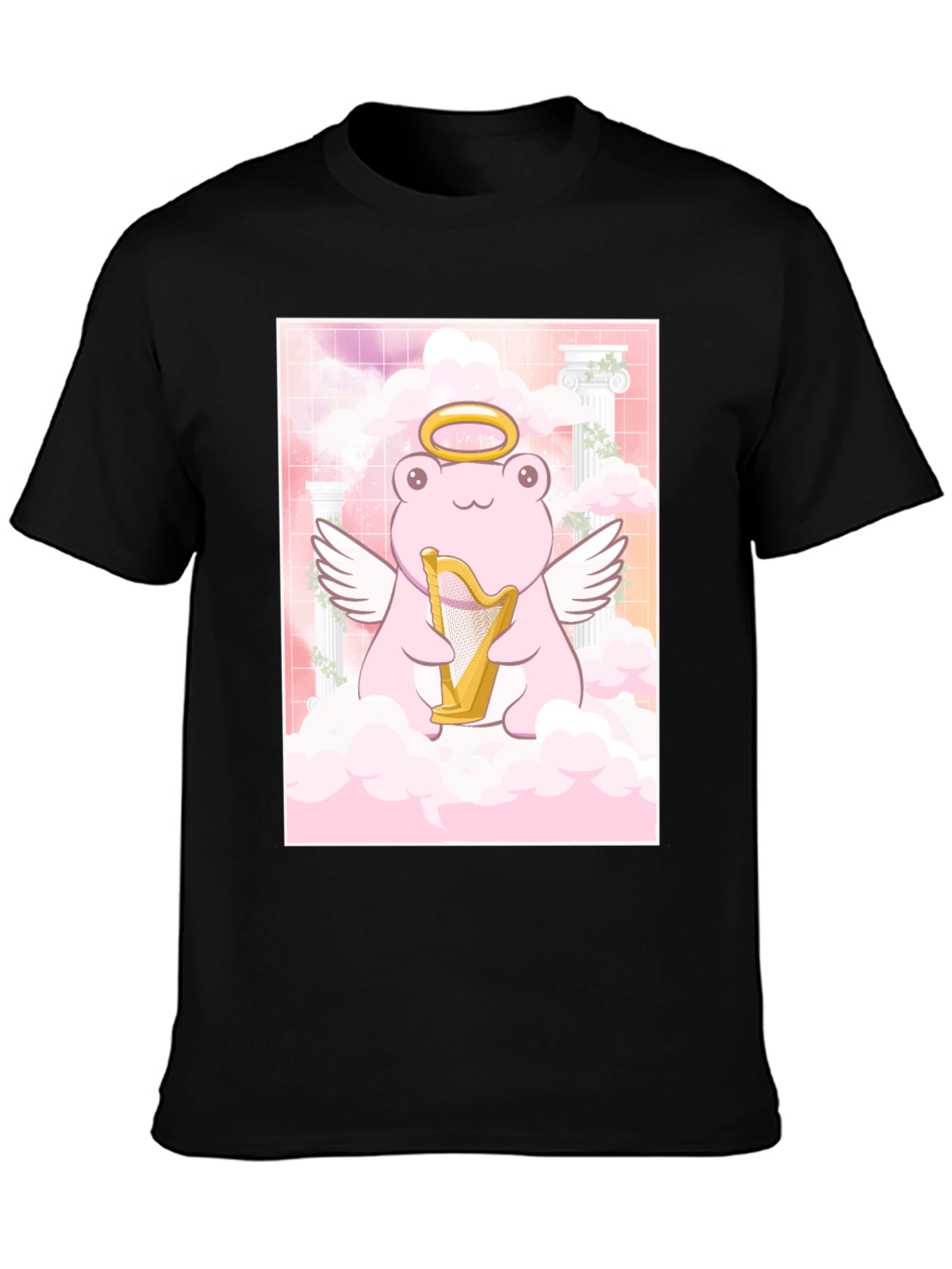 Angel Frog Cartoon T-Shirt