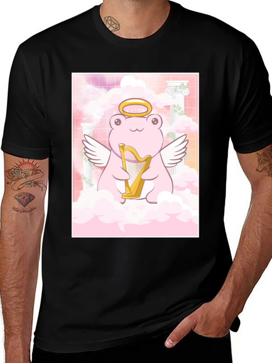 Angel Frog Cartoon T-Shirt