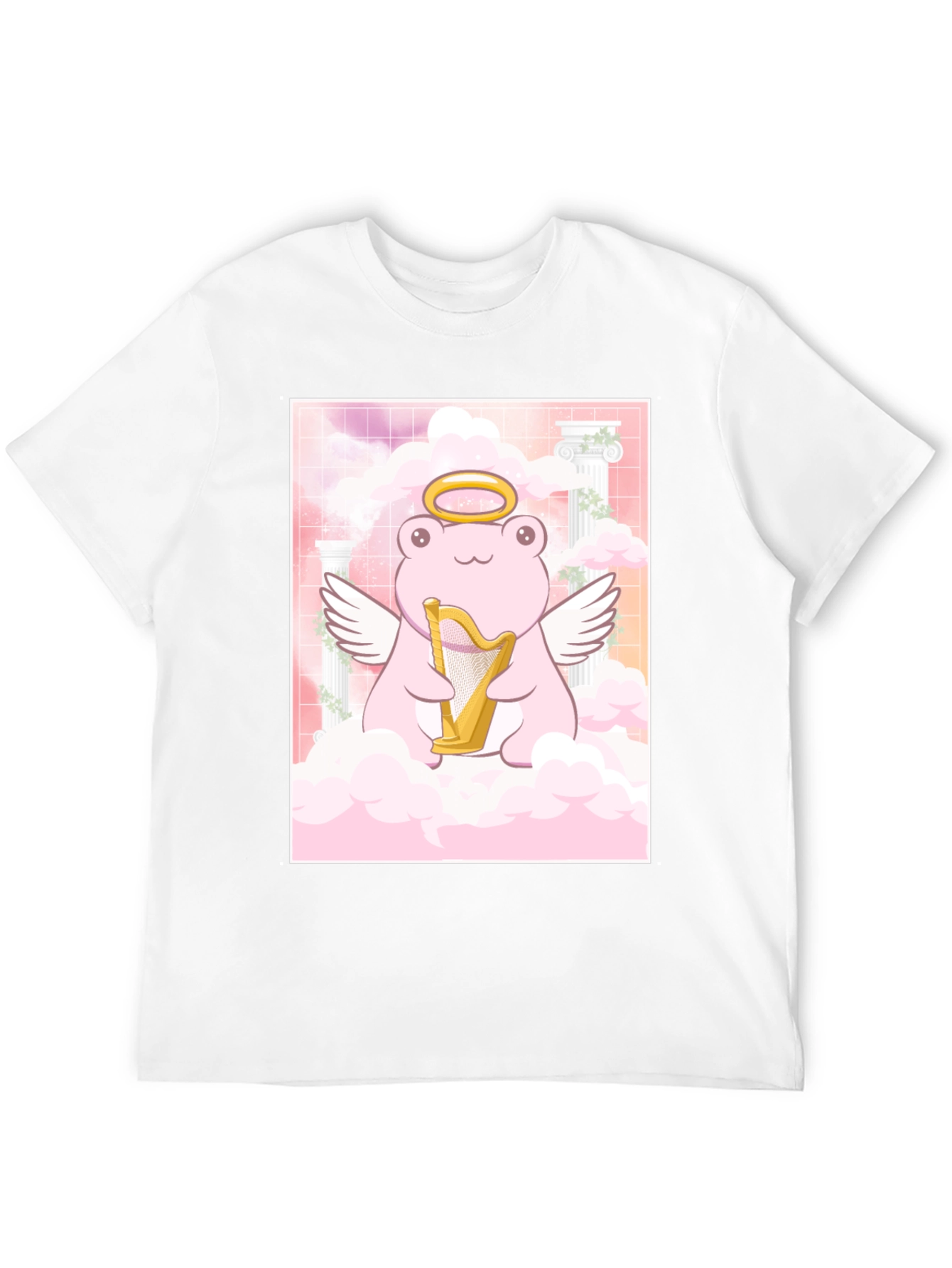 Angel Frog Cartoon T-Shirt