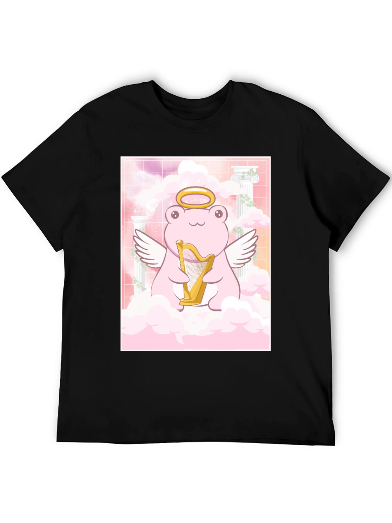 Angel Frog Cartoon T-Shirt