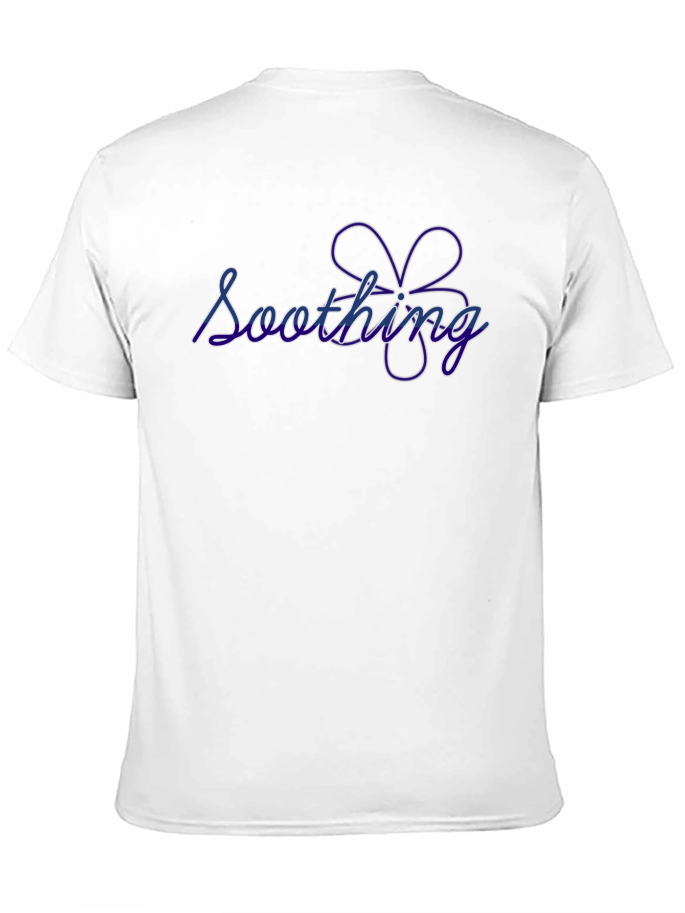 Soothing Flower Graphic Black T-Shirt