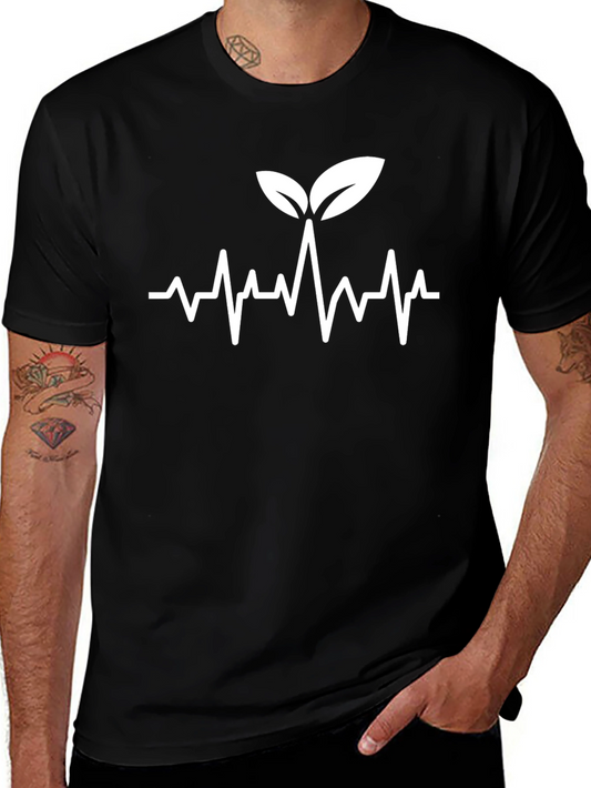 Natures Pulse T-Shirt - Black Cotton Graphic Tee