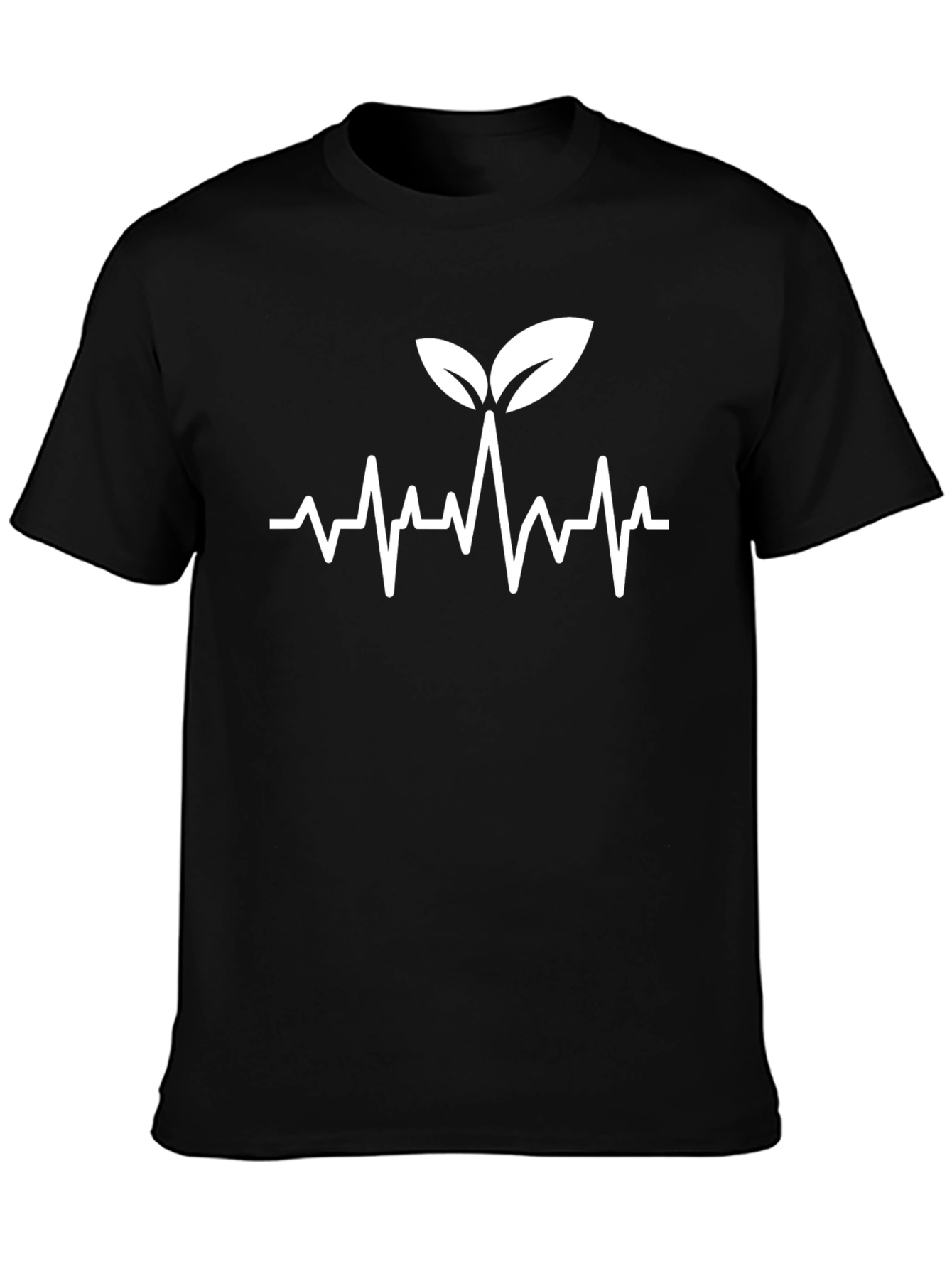 Natures Pulse T-Shirt - Black Cotton Graphic Tee