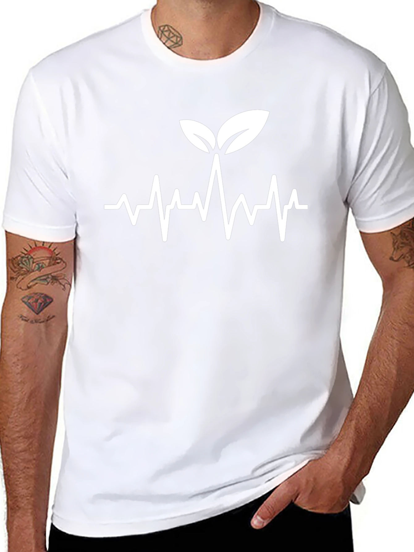 Natures Pulse T-Shirt - Black Cotton Graphic Tee