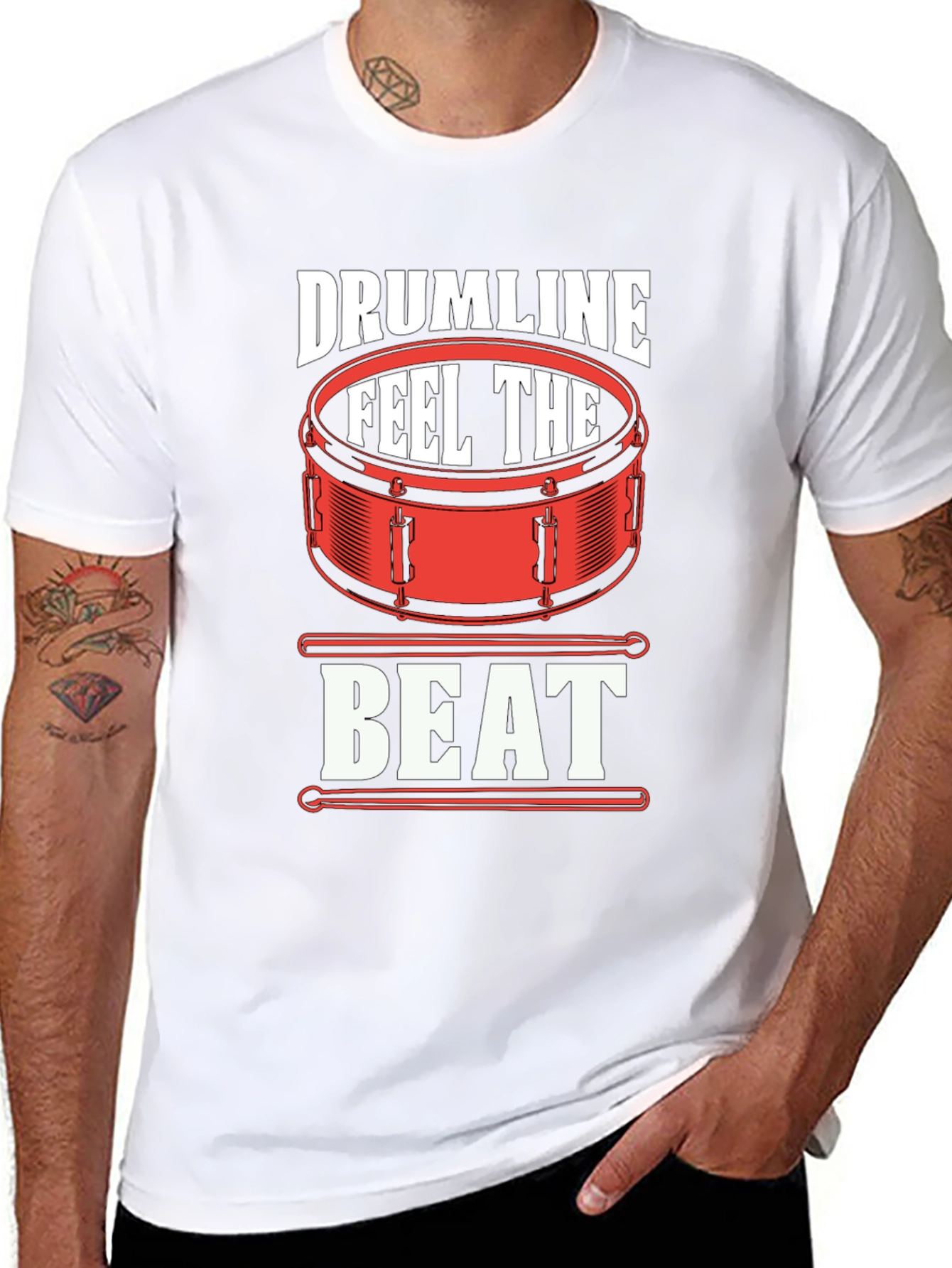 Drumline Feel The Beat Black T-Shirt