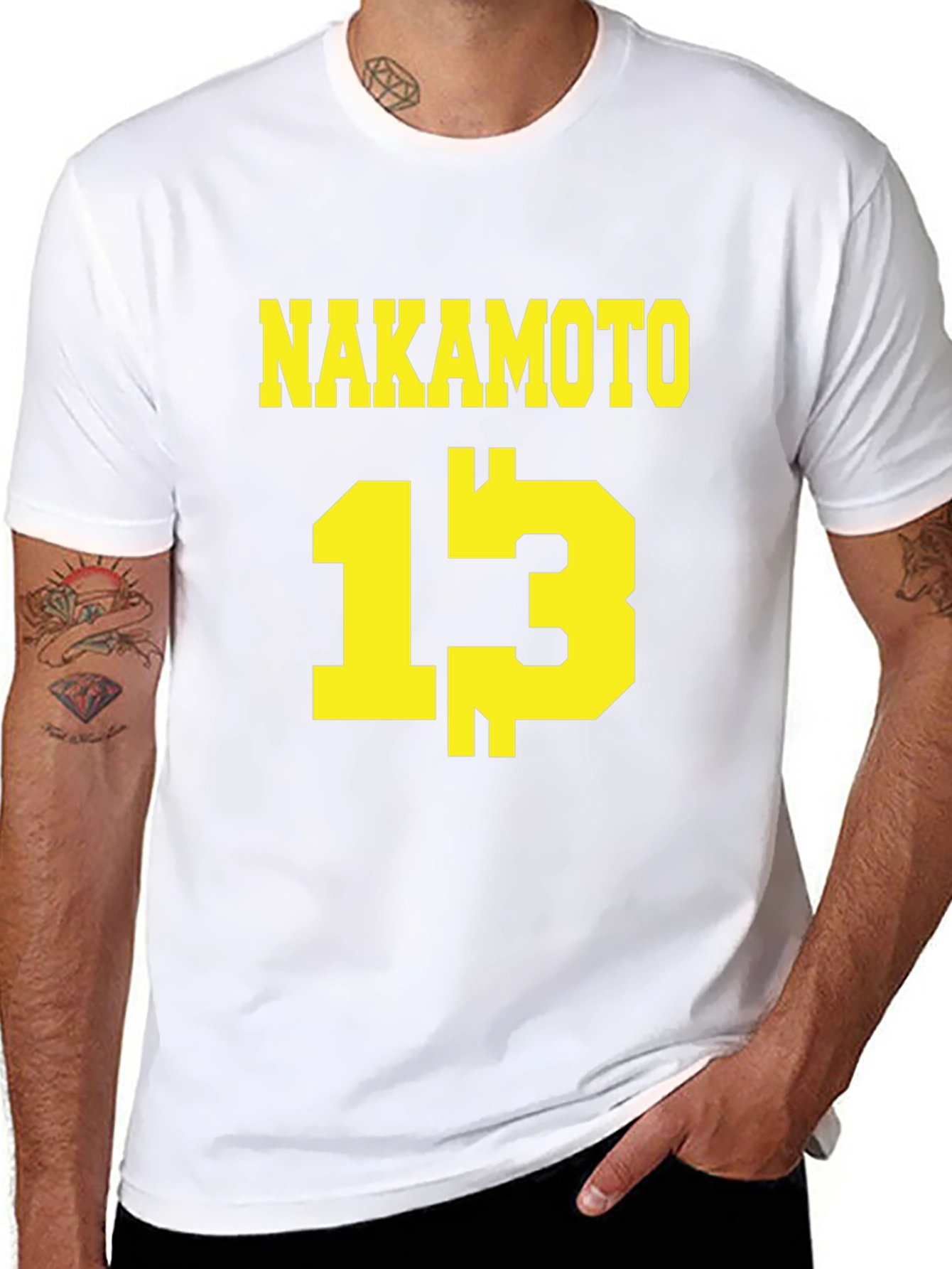 Nakamoto 13 T-Shirt - Black Crypto Tee