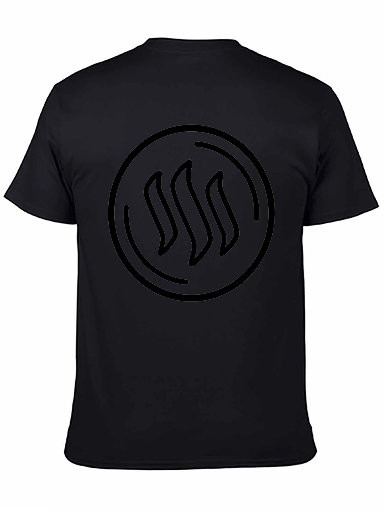 Modern Graphic Black T-Shirt