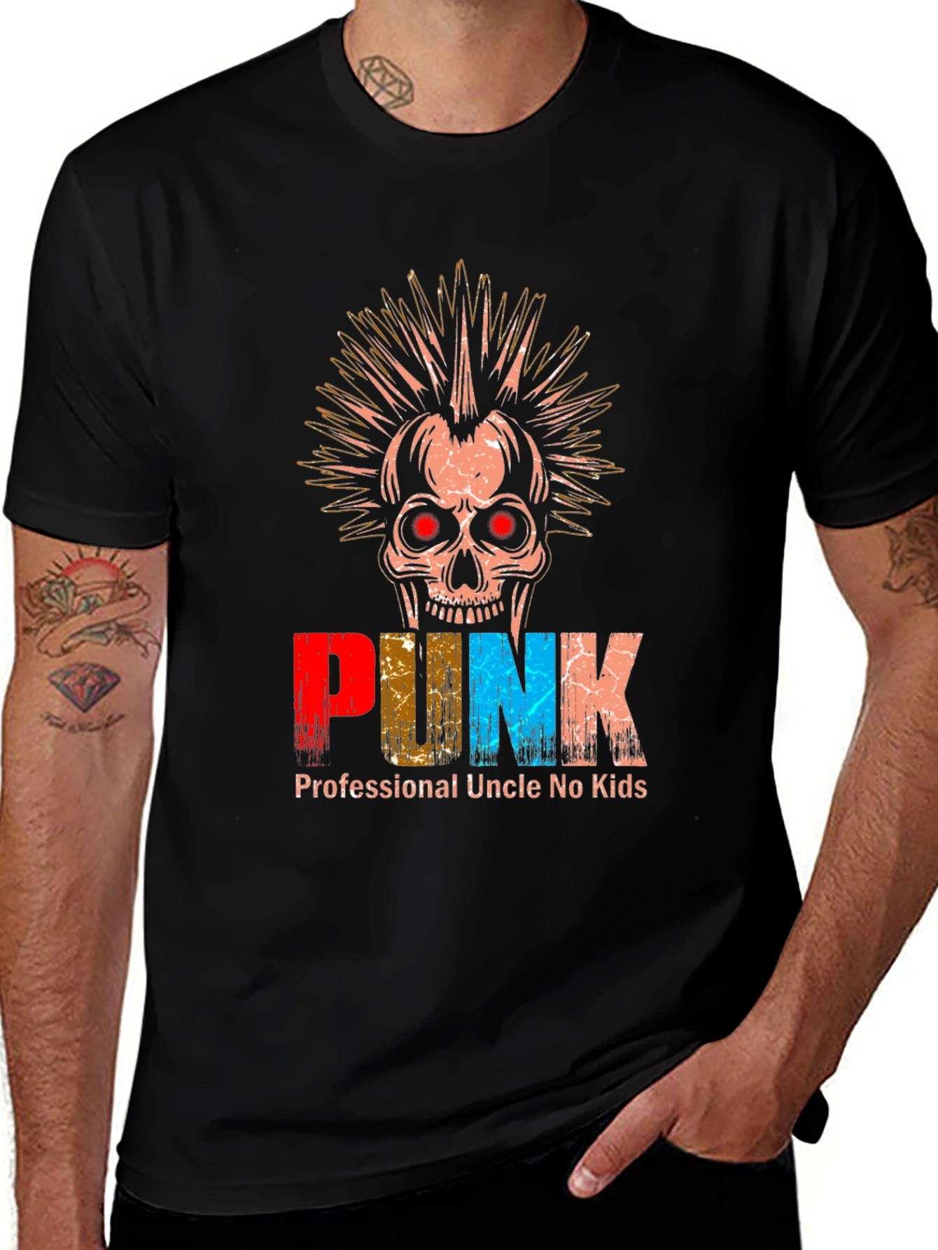 Punk Uncle No Kids T-Shirt