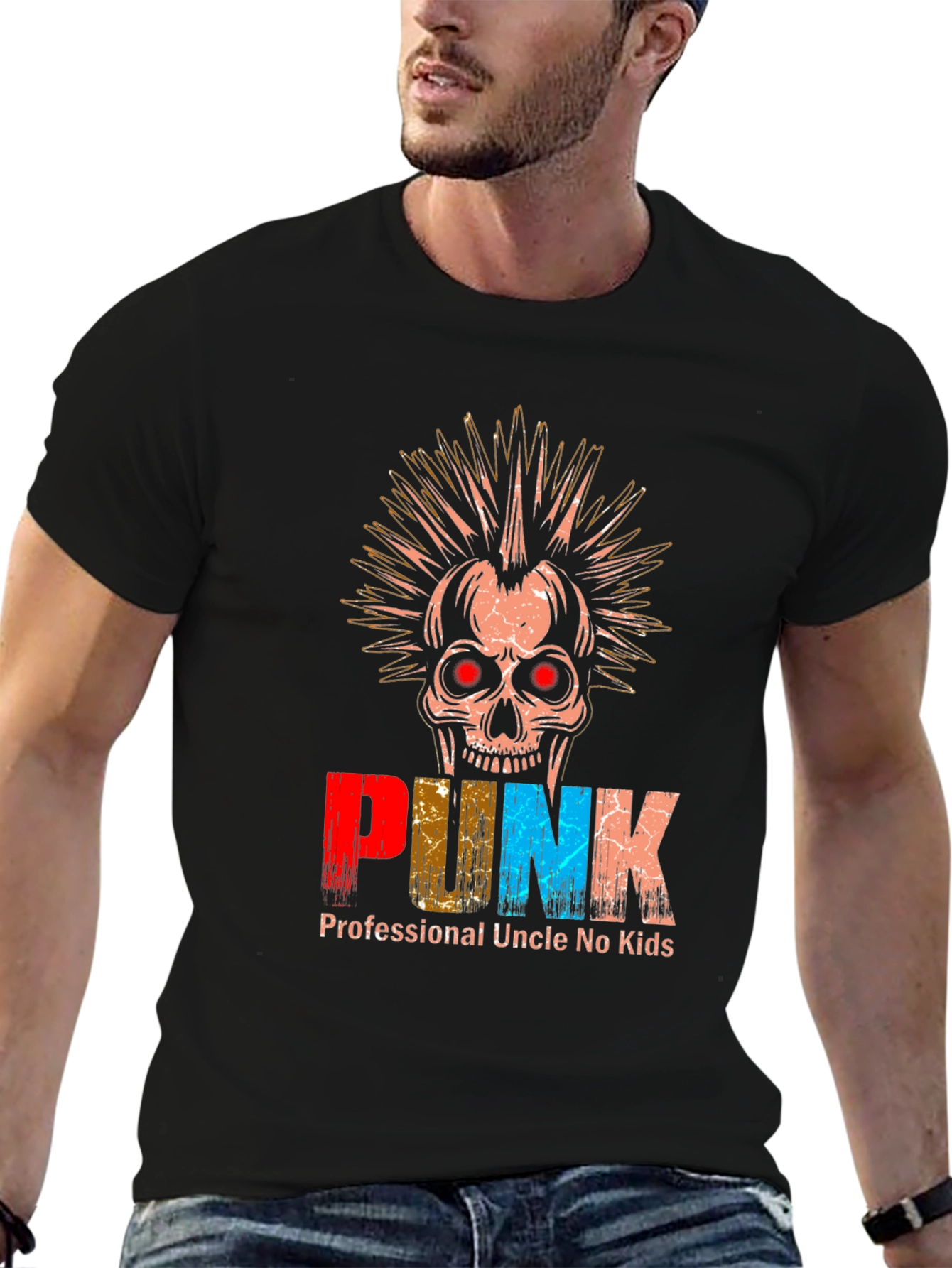 Punk Uncle No Kids T-Shirt