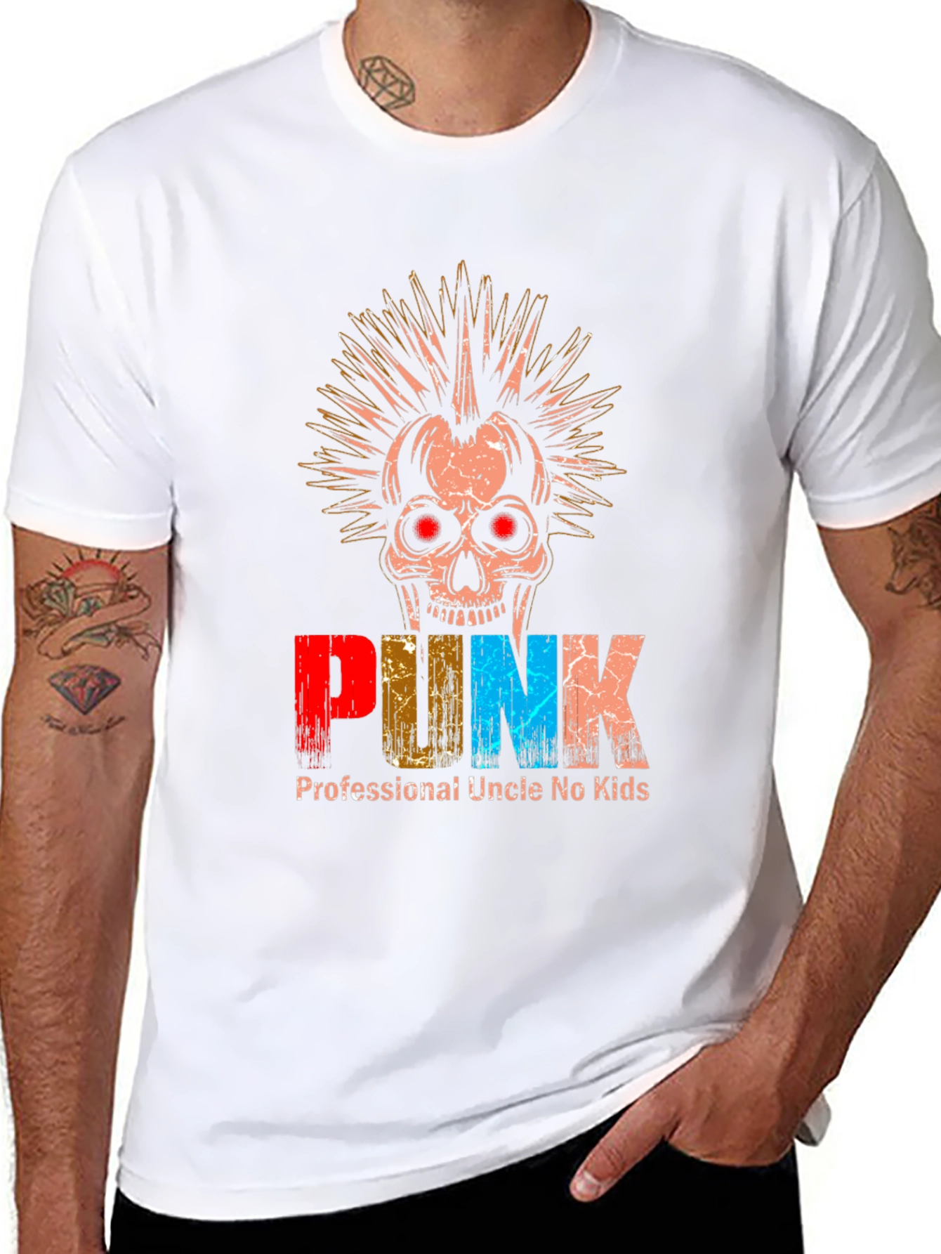 Punk Uncle No Kids T-Shirt