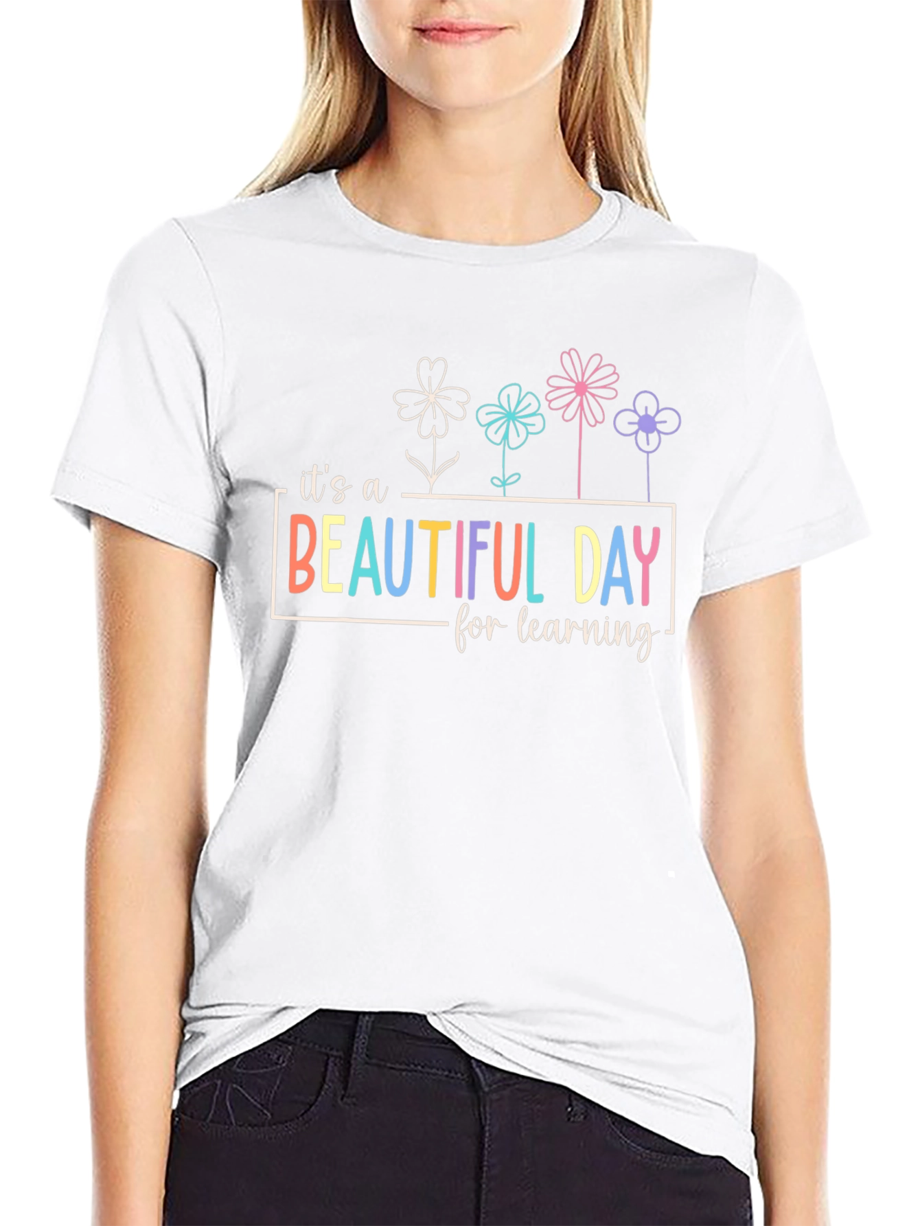 Beautiful Day Learning T-Shirt - Teachers Tee