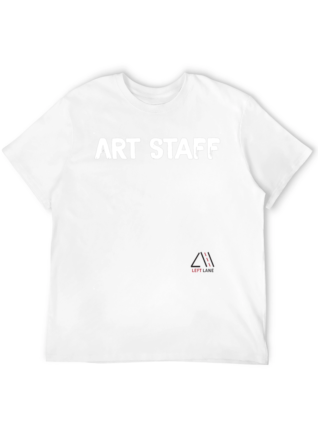Art Staff Black Crew Neck T-Shirt