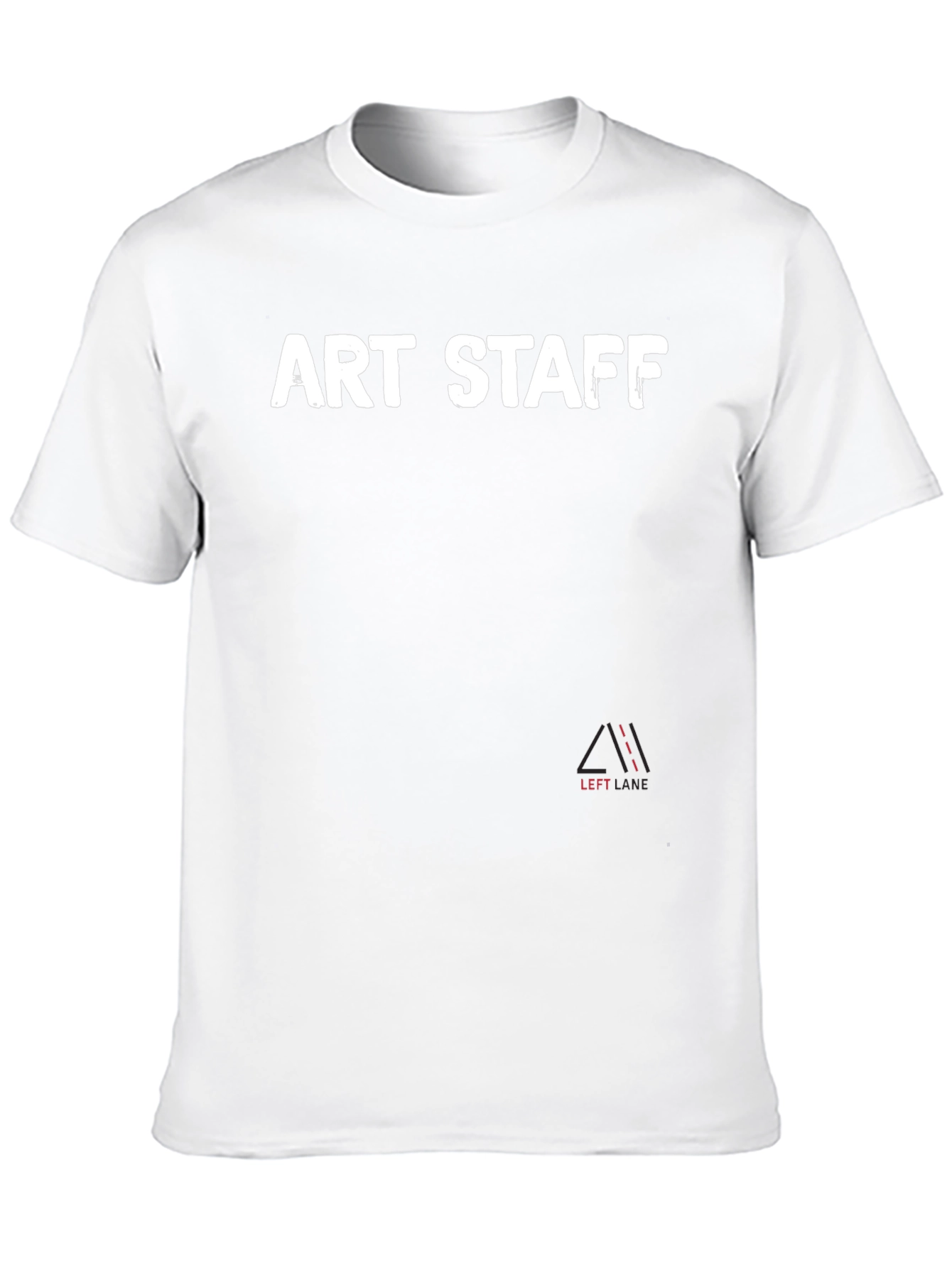 Art Staff Black Crew Neck T-Shirt