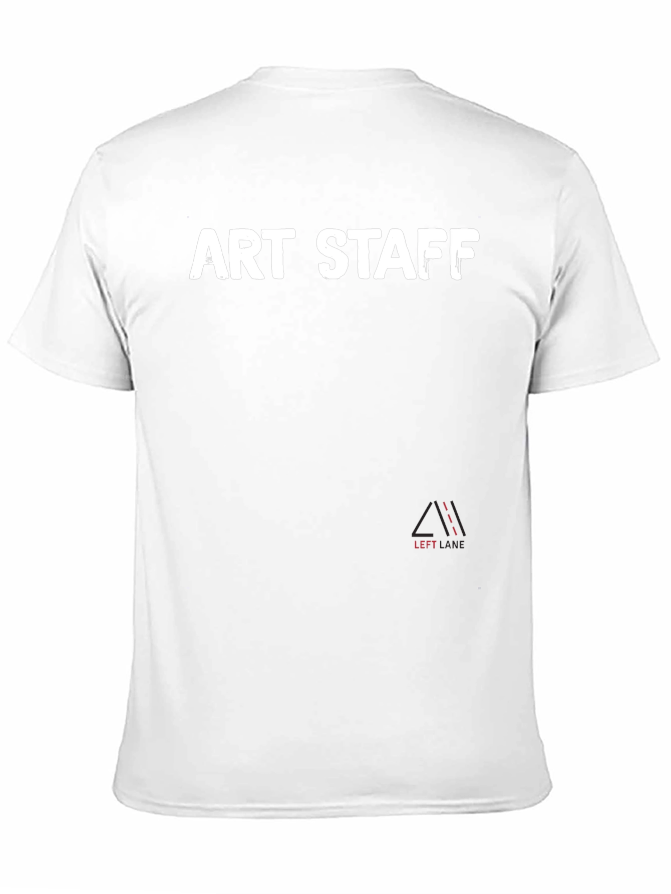 Art Staff Black Crew Neck T-Shirt