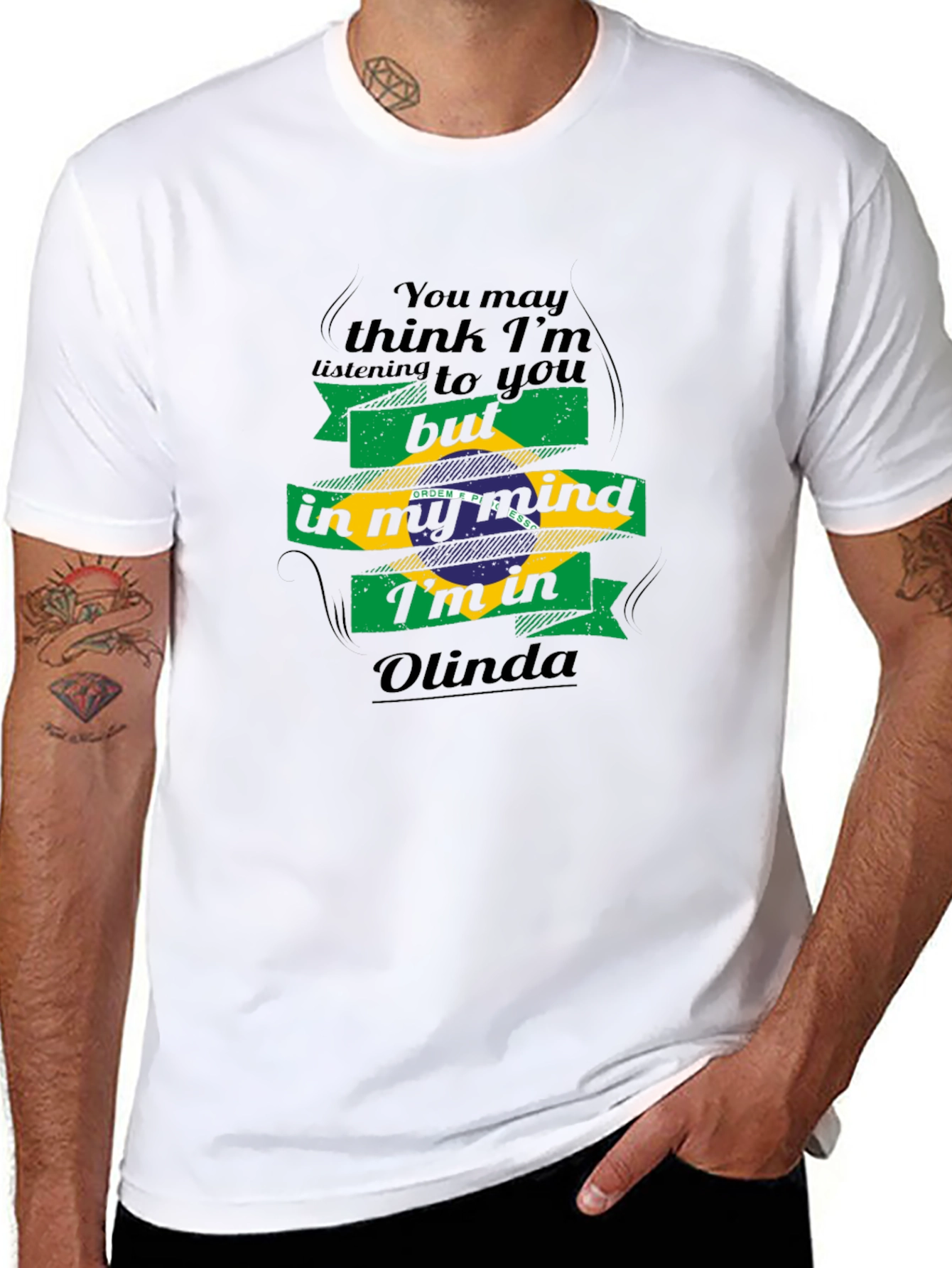 Olinda Brazil Flag T-Shirt