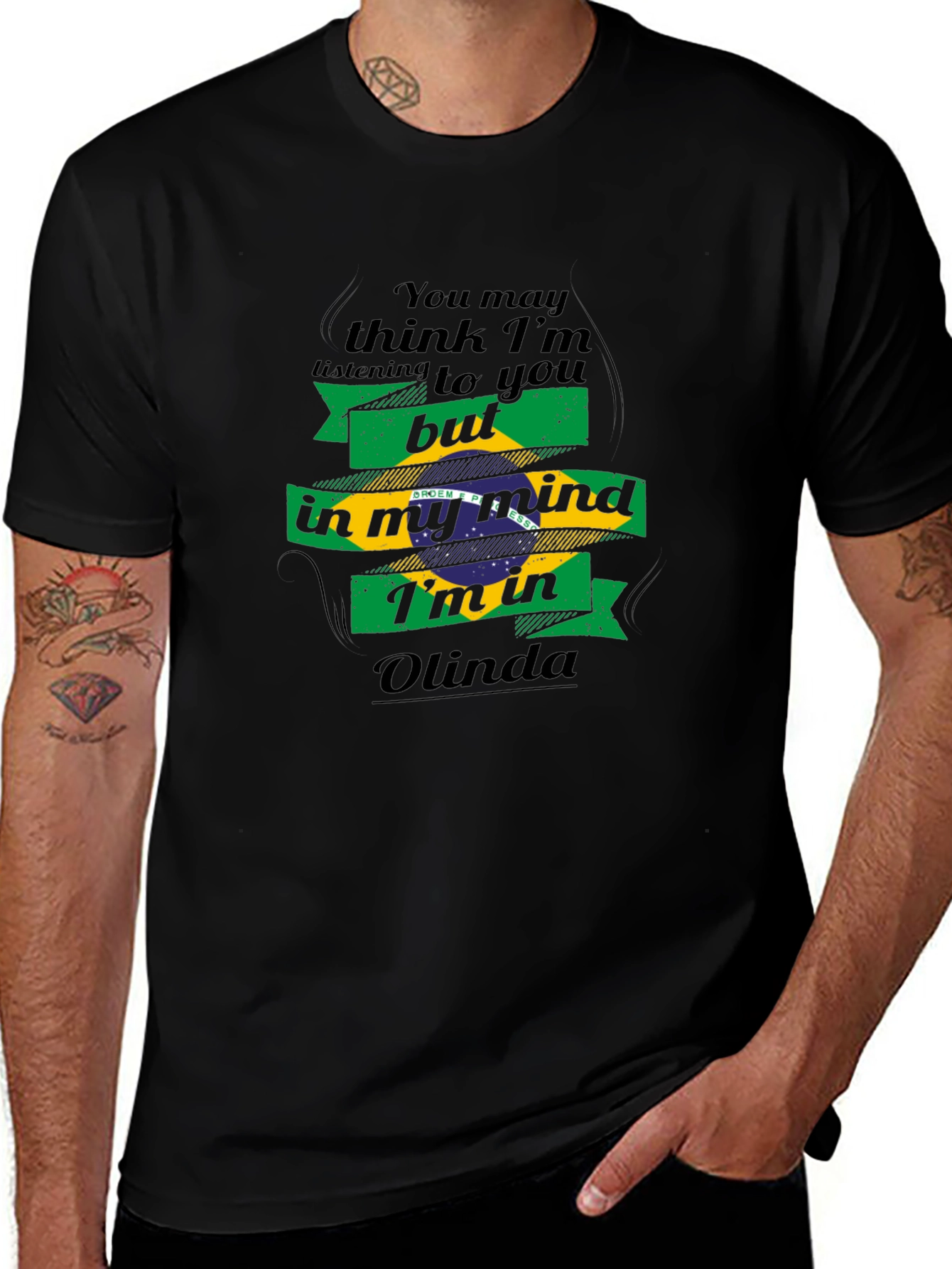 Olinda Brazil Flag T-Shirt