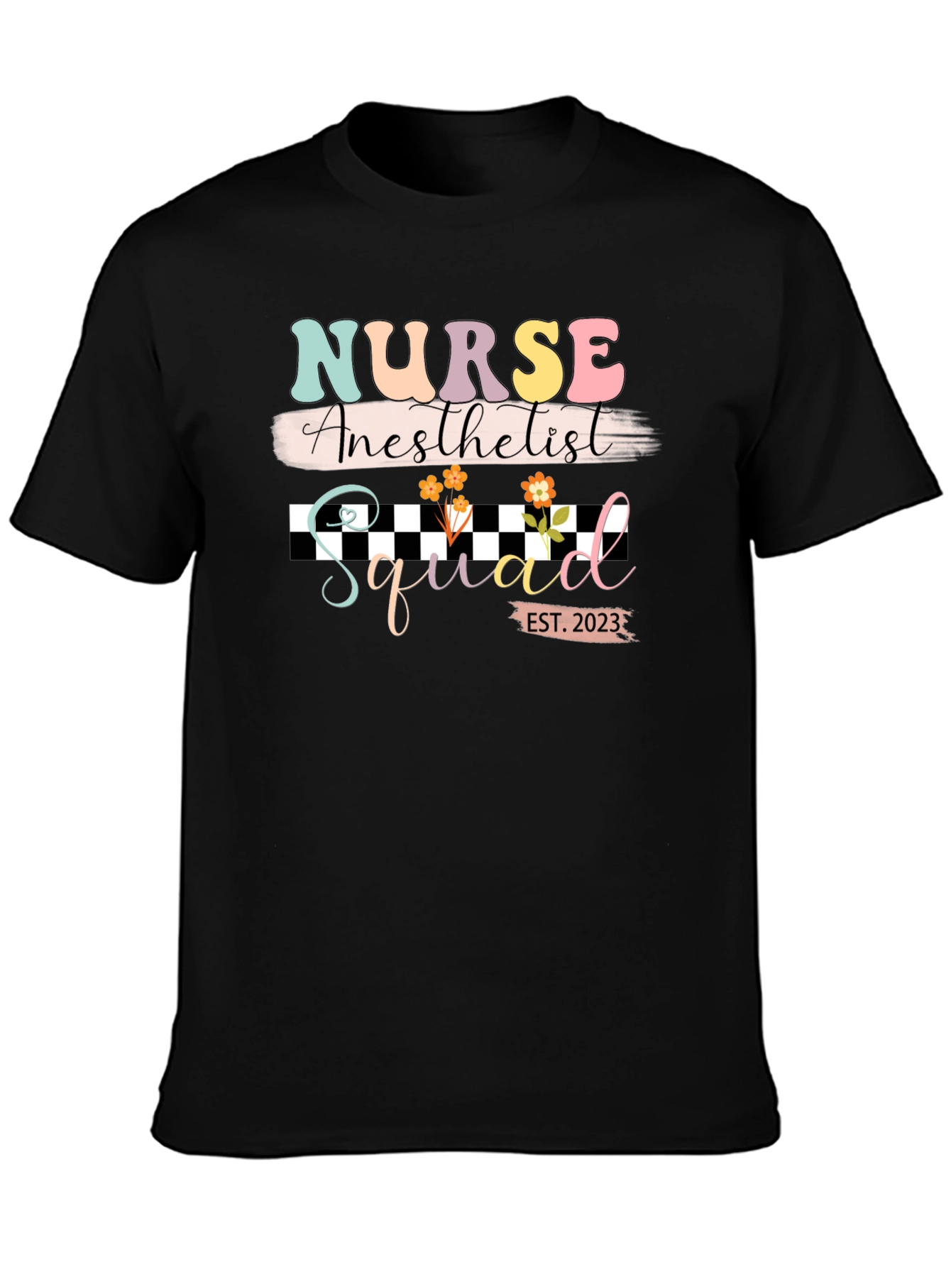 Nurse Anesthetist Squad 2023 Black T-Shirt