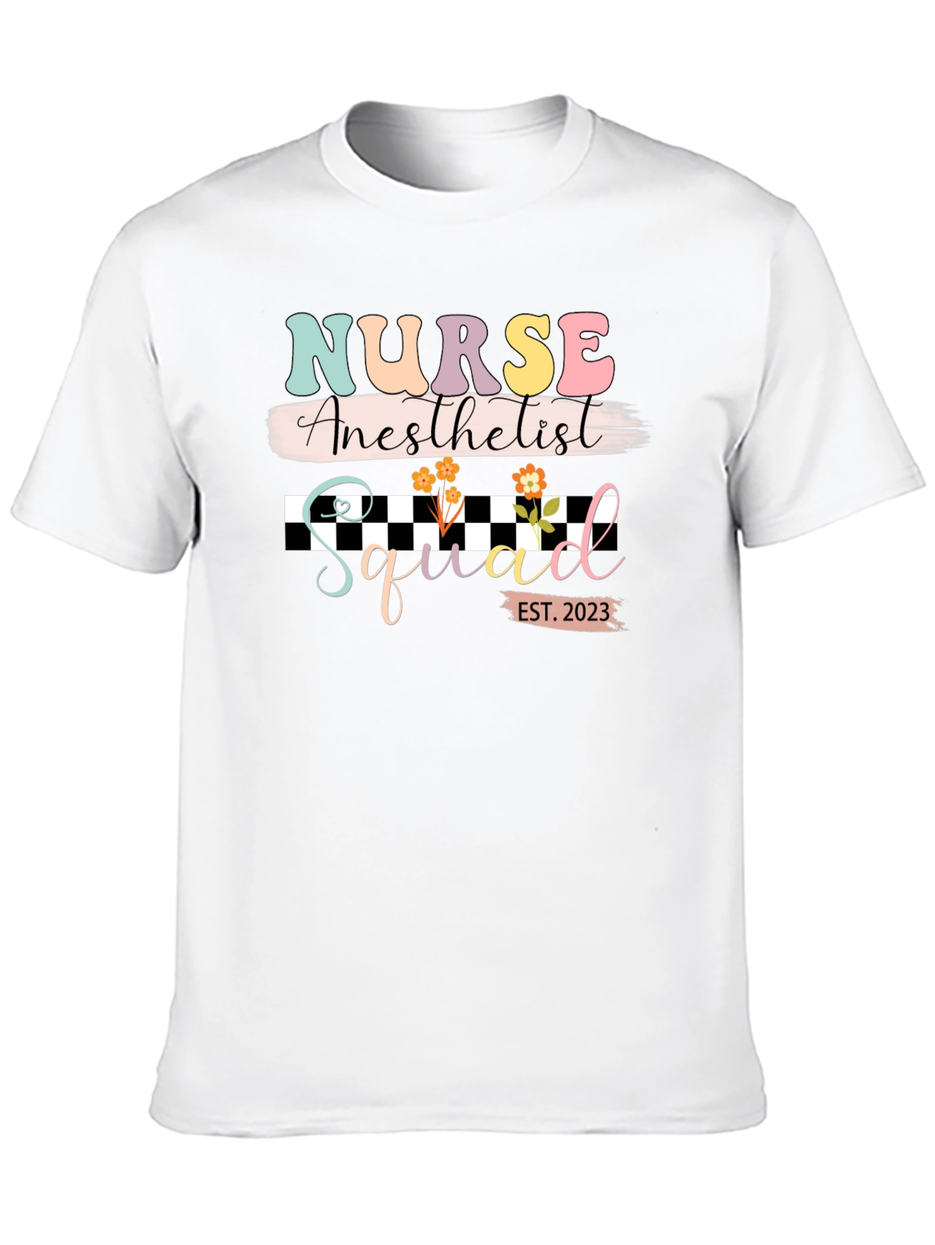 Nurse Anesthetist Squad 2023 Black T-Shirt