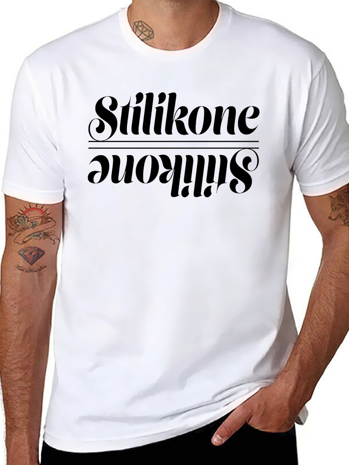 Stilikone Retro Black Graphic Tee