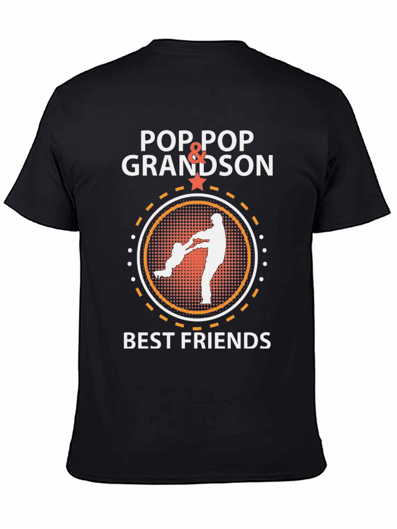 Pop Pop & Grandson Best Friends Graphic Tee