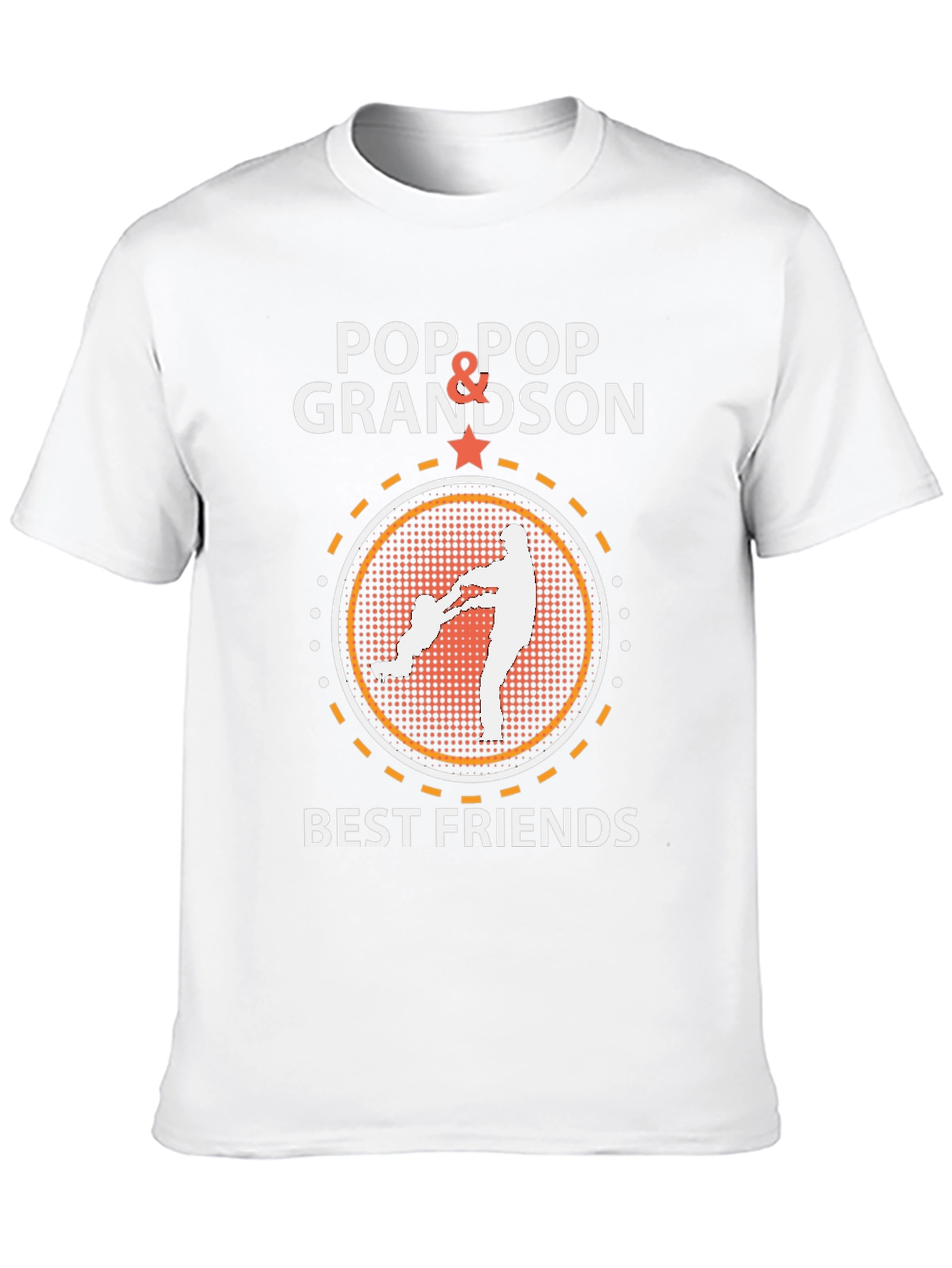 Pop Pop & Grandson Best Friends Graphic Tee