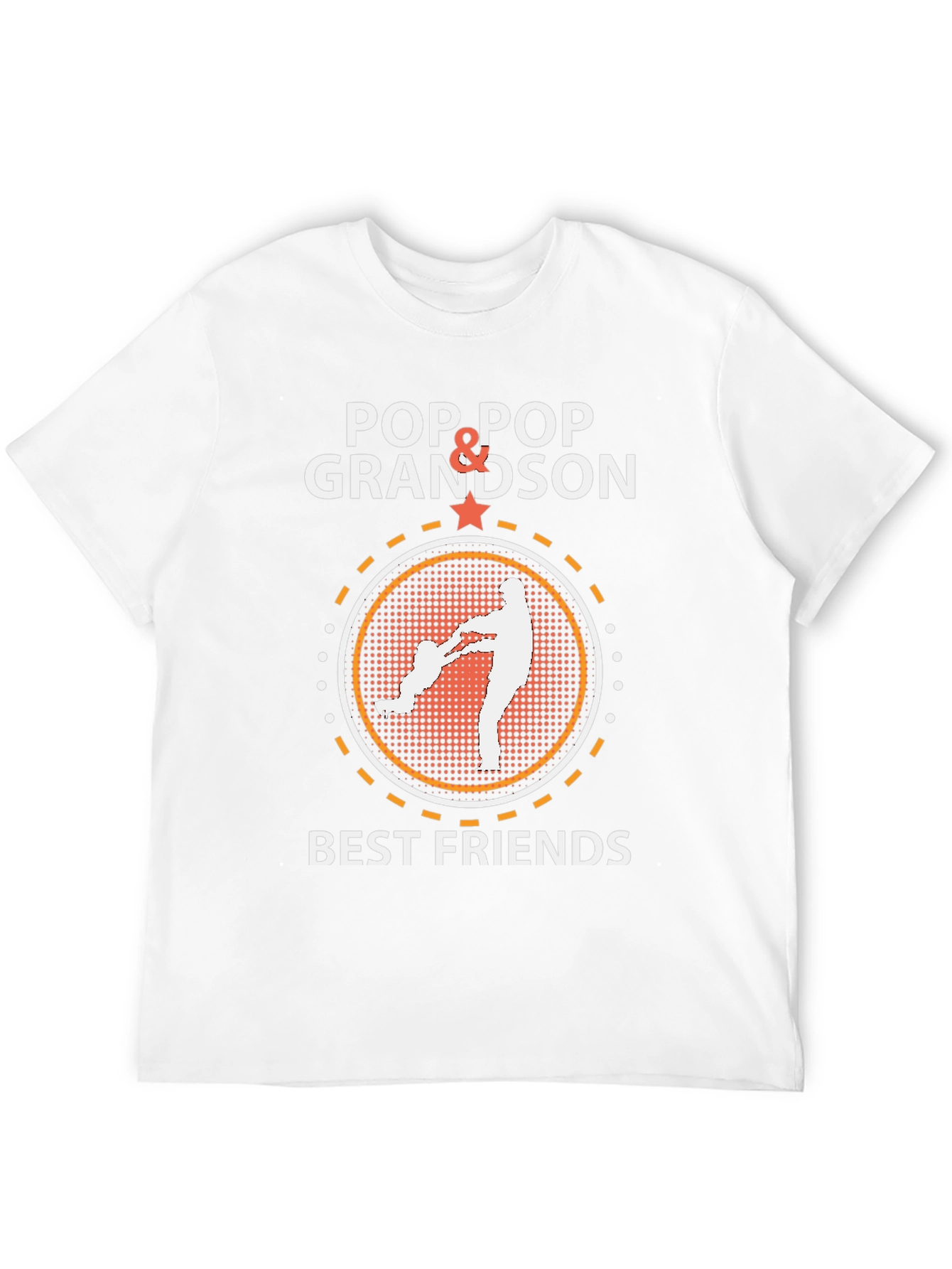 Pop Pop & Grandson Best Friends Graphic Tee