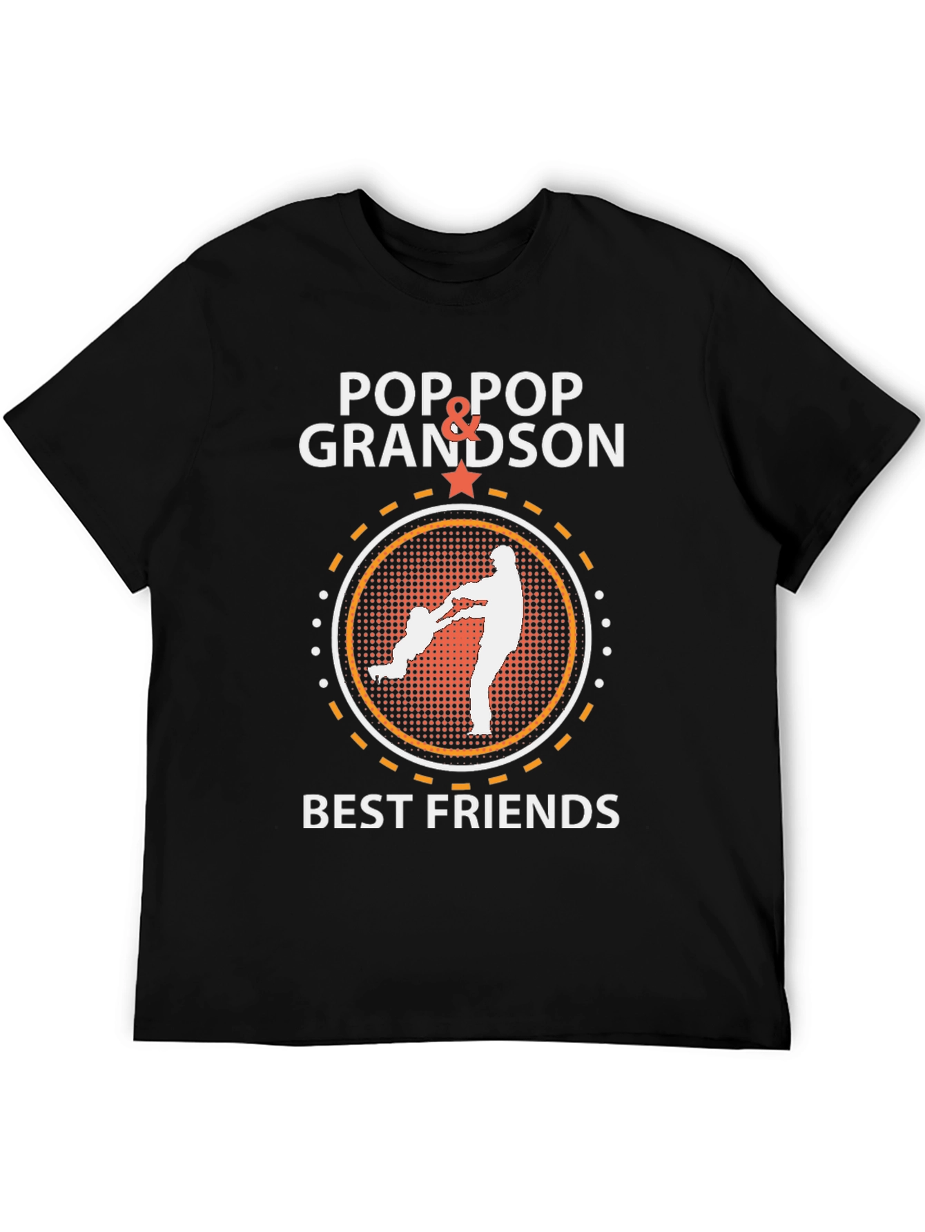 Pop Pop & Grandson Best Friends Graphic Tee