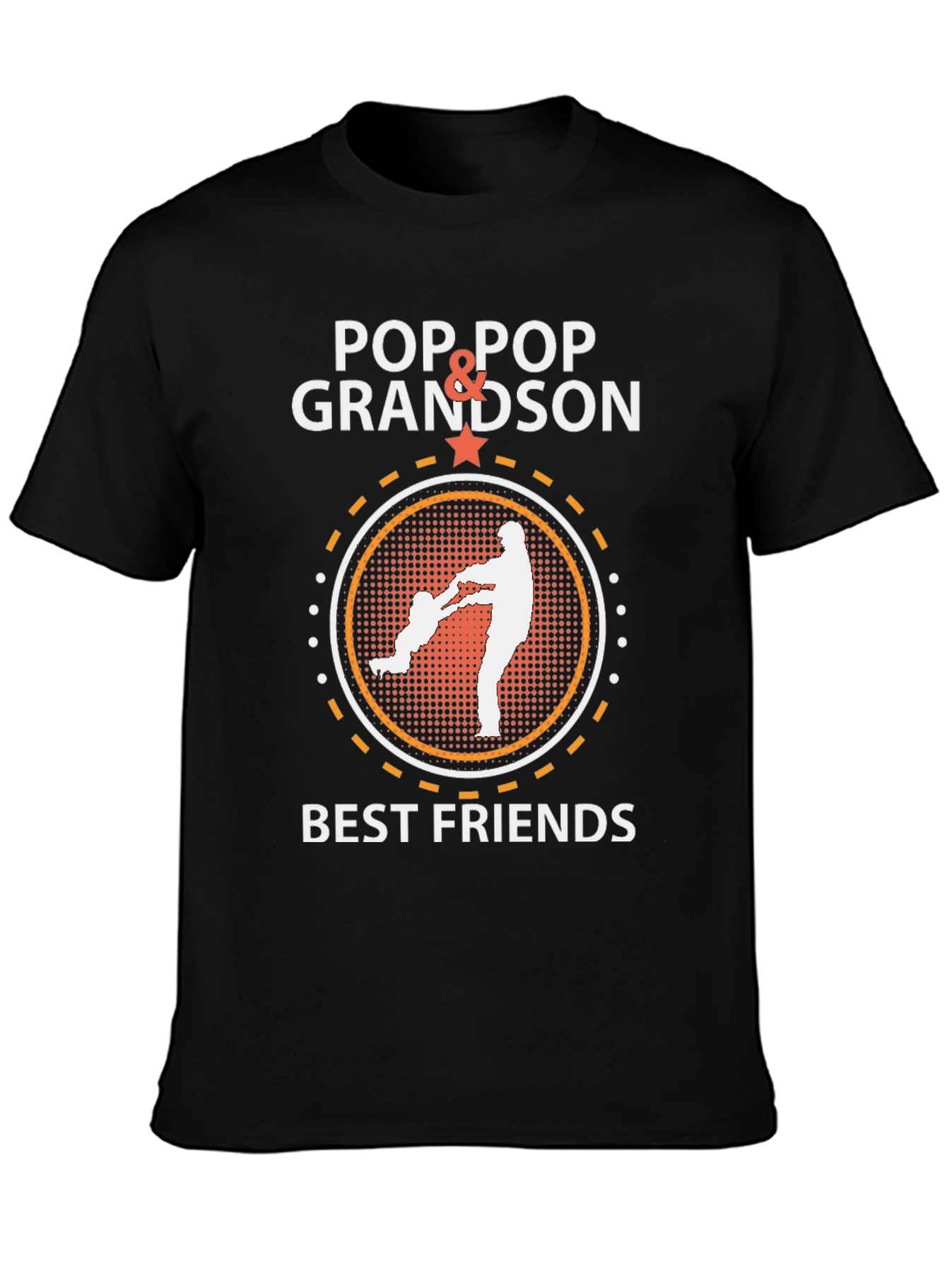 Pop Pop & Grandson Best Friends Graphic Tee