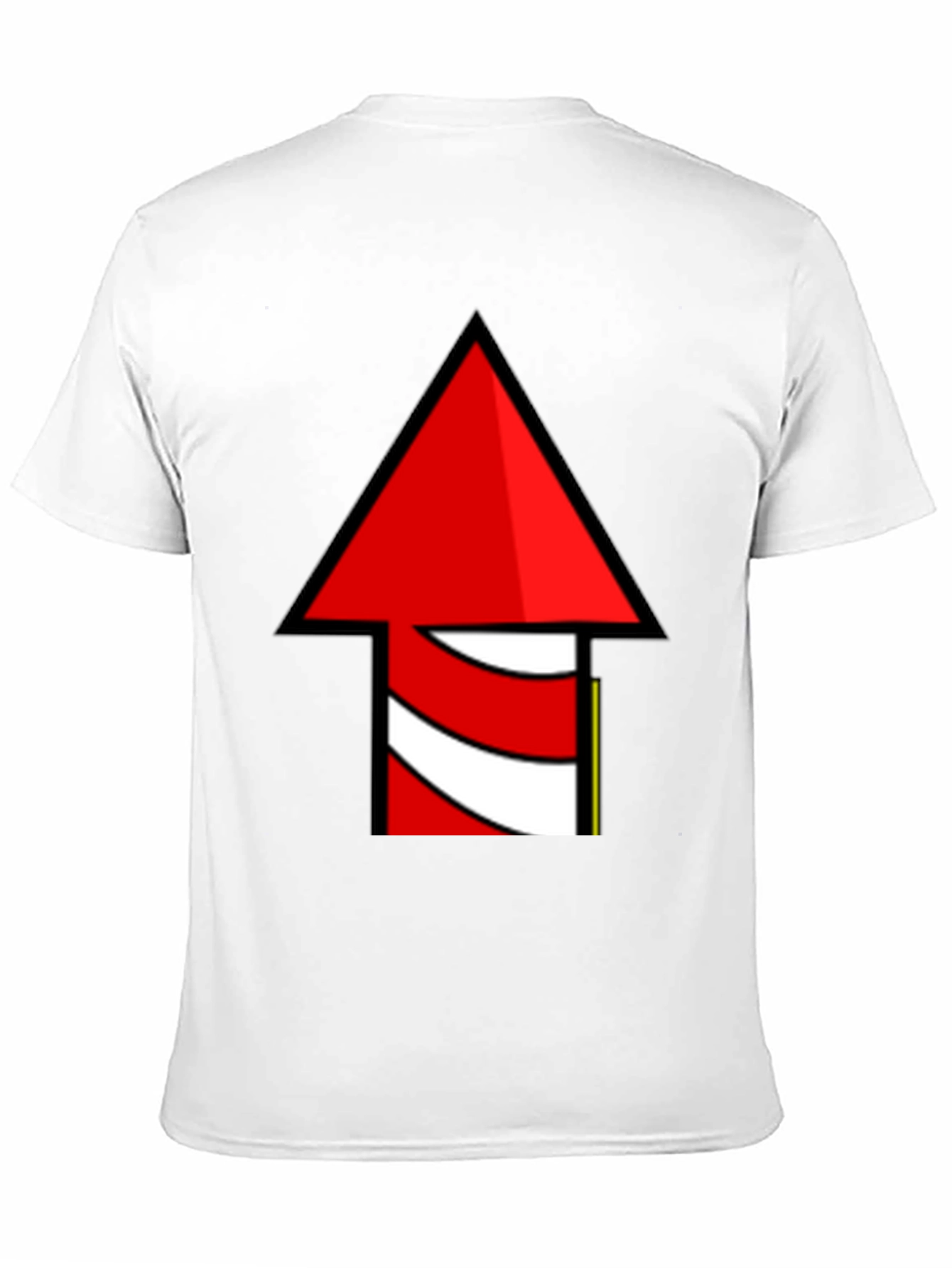 Novelty Rocket Arrow Graphic T-Shirt