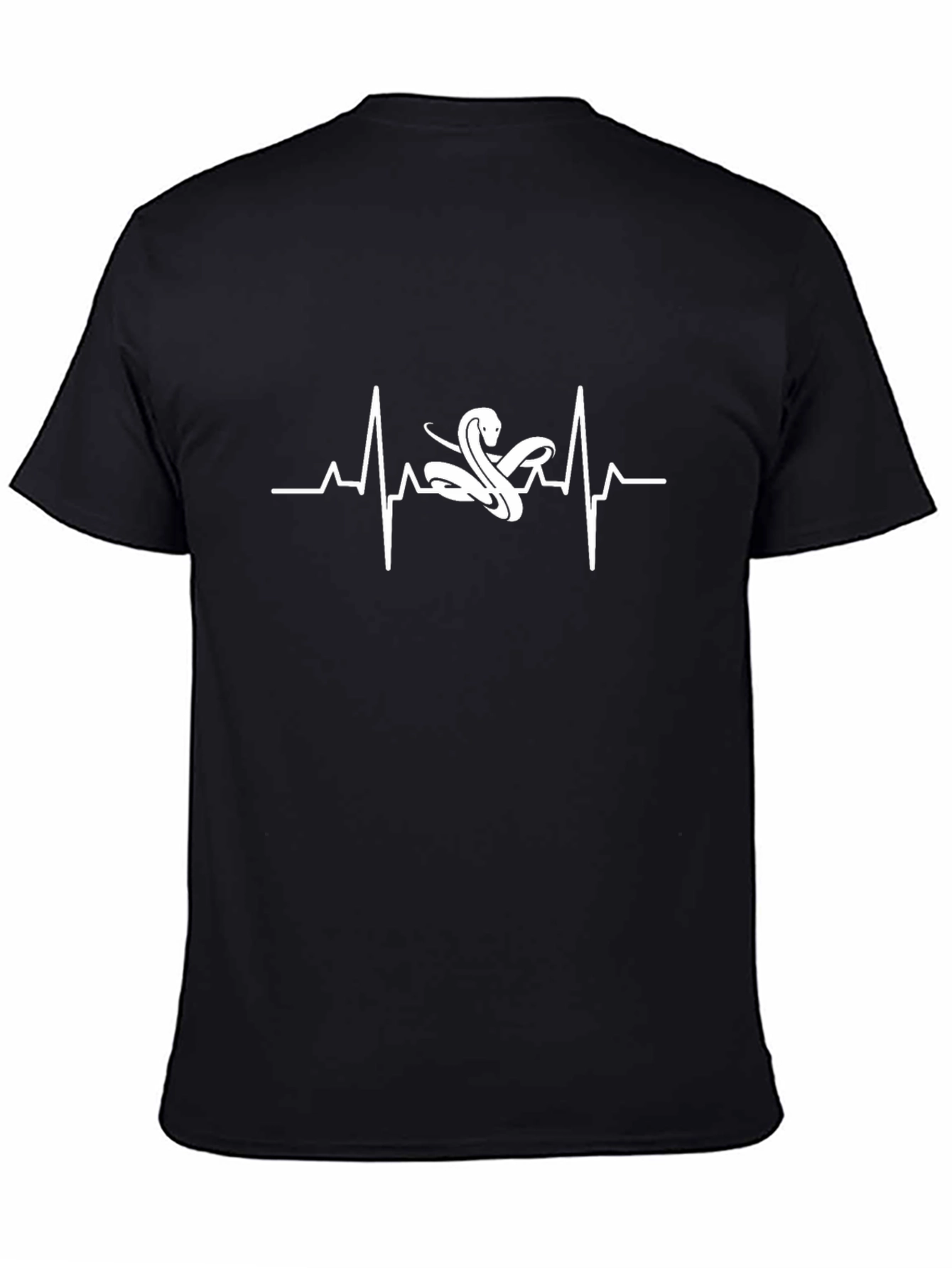 Snake Heartbeat Graphic T-Shirt - Cool & Unique