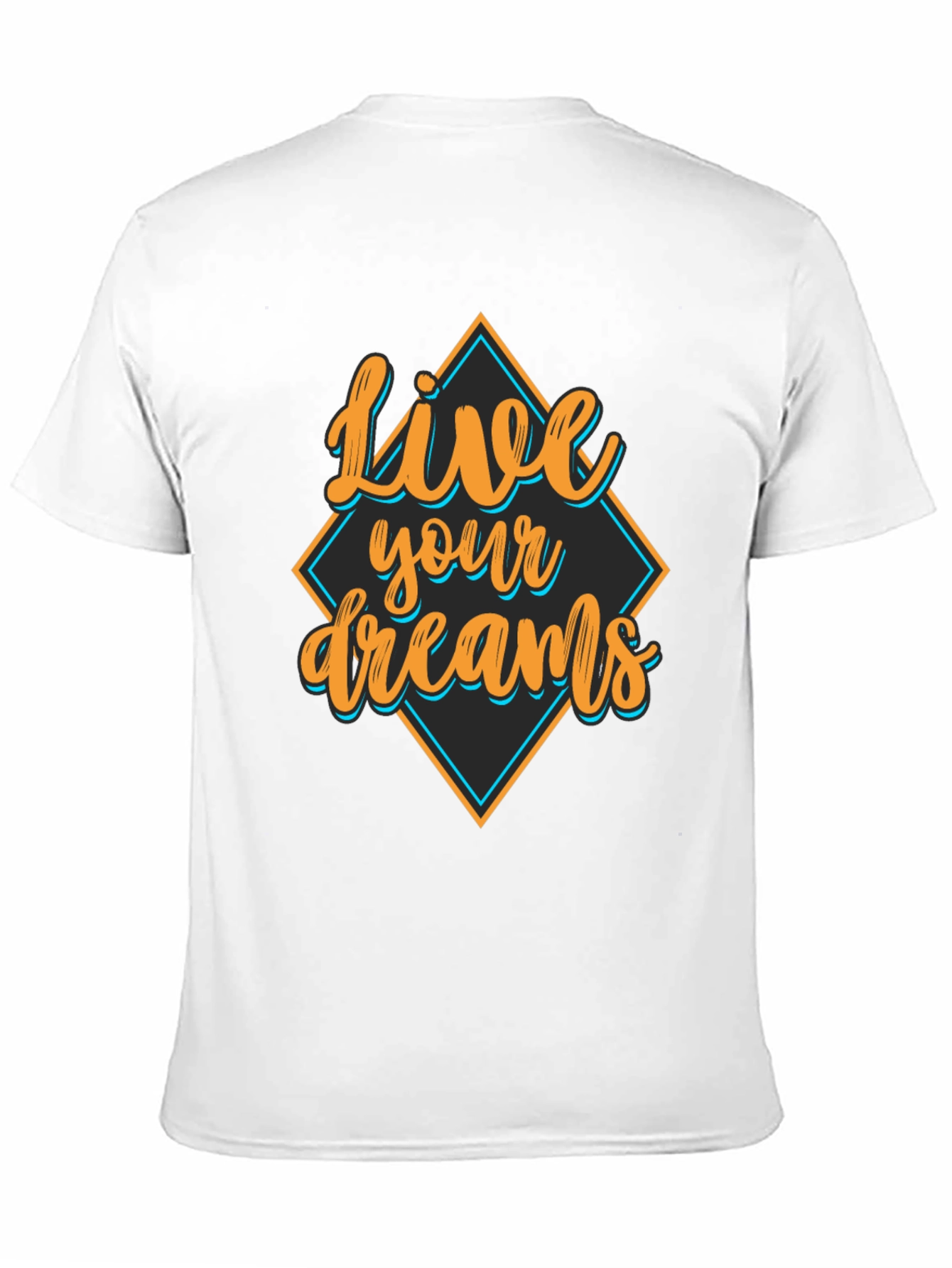 Live Your Dreams Black Graphic Tee