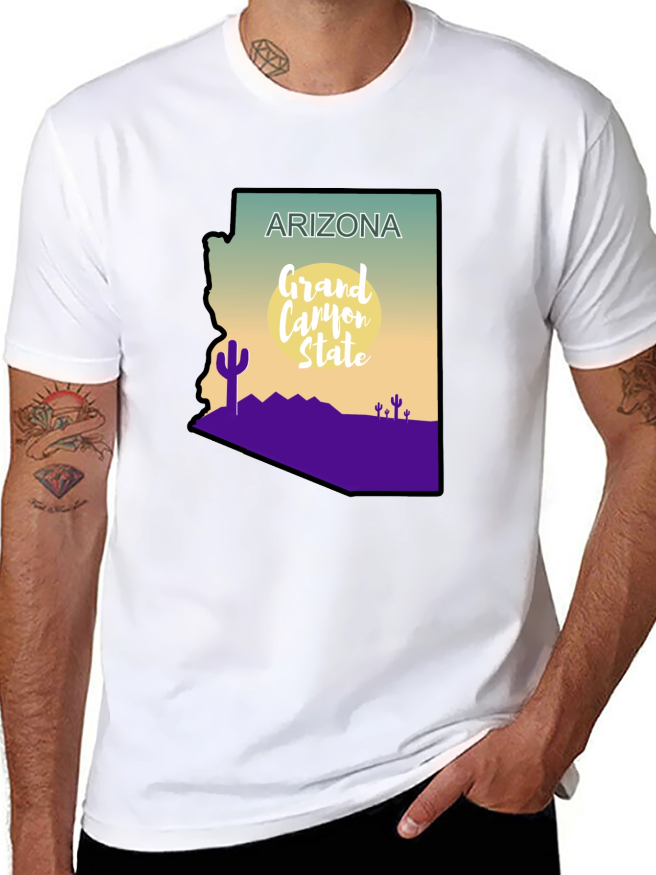 Arizona State T-Shirt - Grand Canyon Novelty Tee
