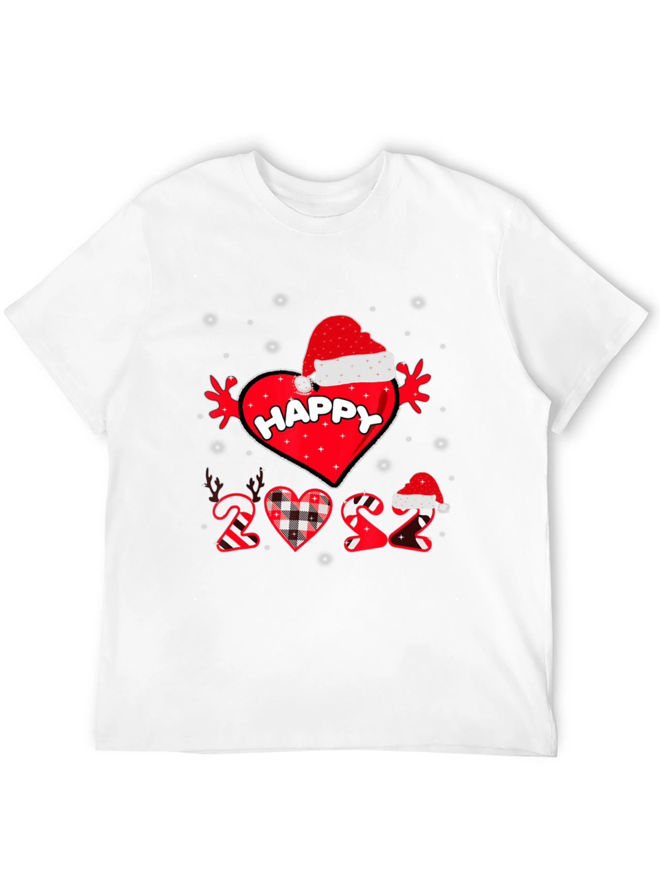 Happy 2022 Christmas Heart T-Shirt